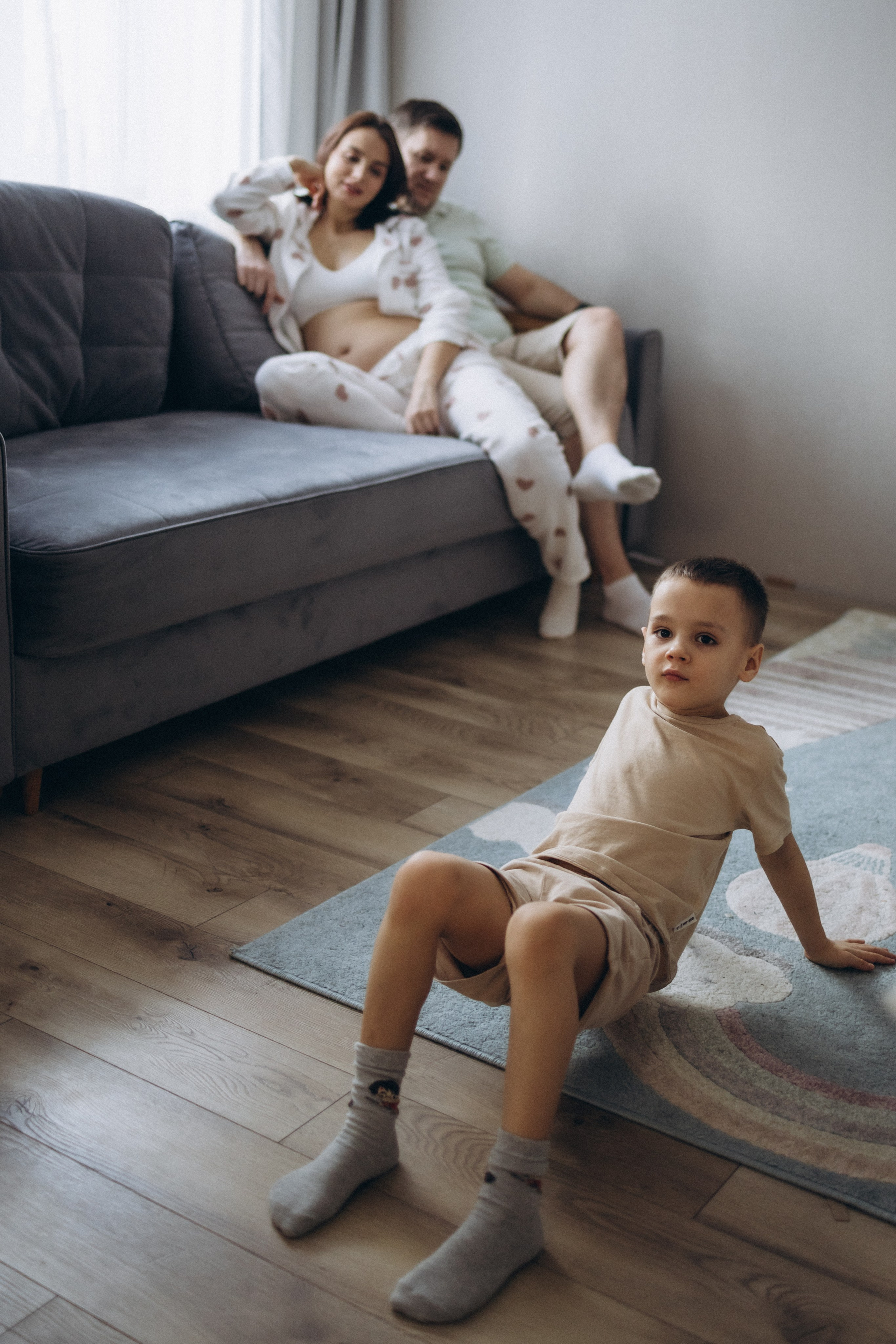 Домашняя семейная фотосессия (15.02.2025) г. Обнинск (Калужская обл.). Надежда Стар семейный и церковный фотограф в Жукове и Калужской области