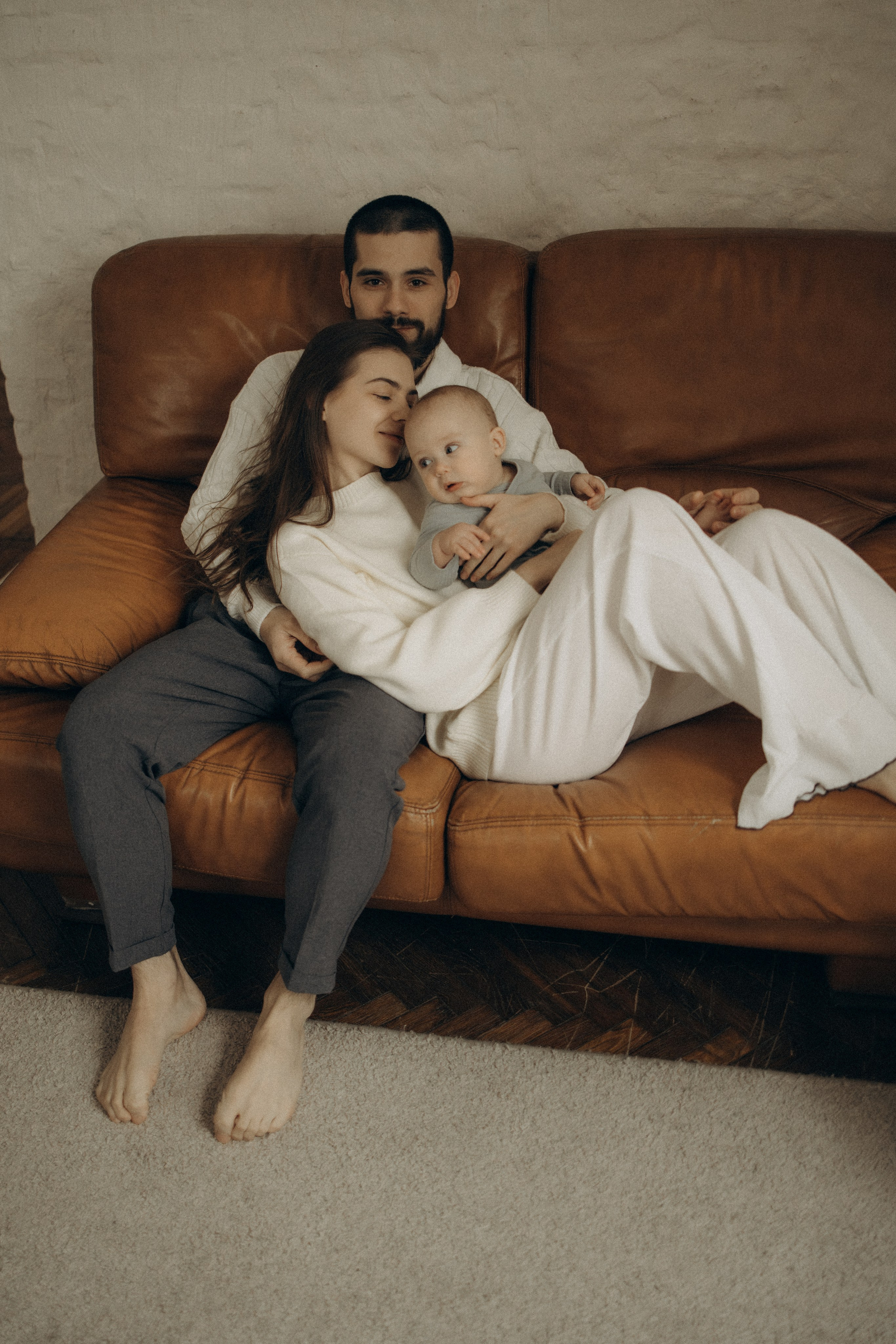 Семейная фотосессия в студии. Семейный фотограф Москва Юлиана Фетисова