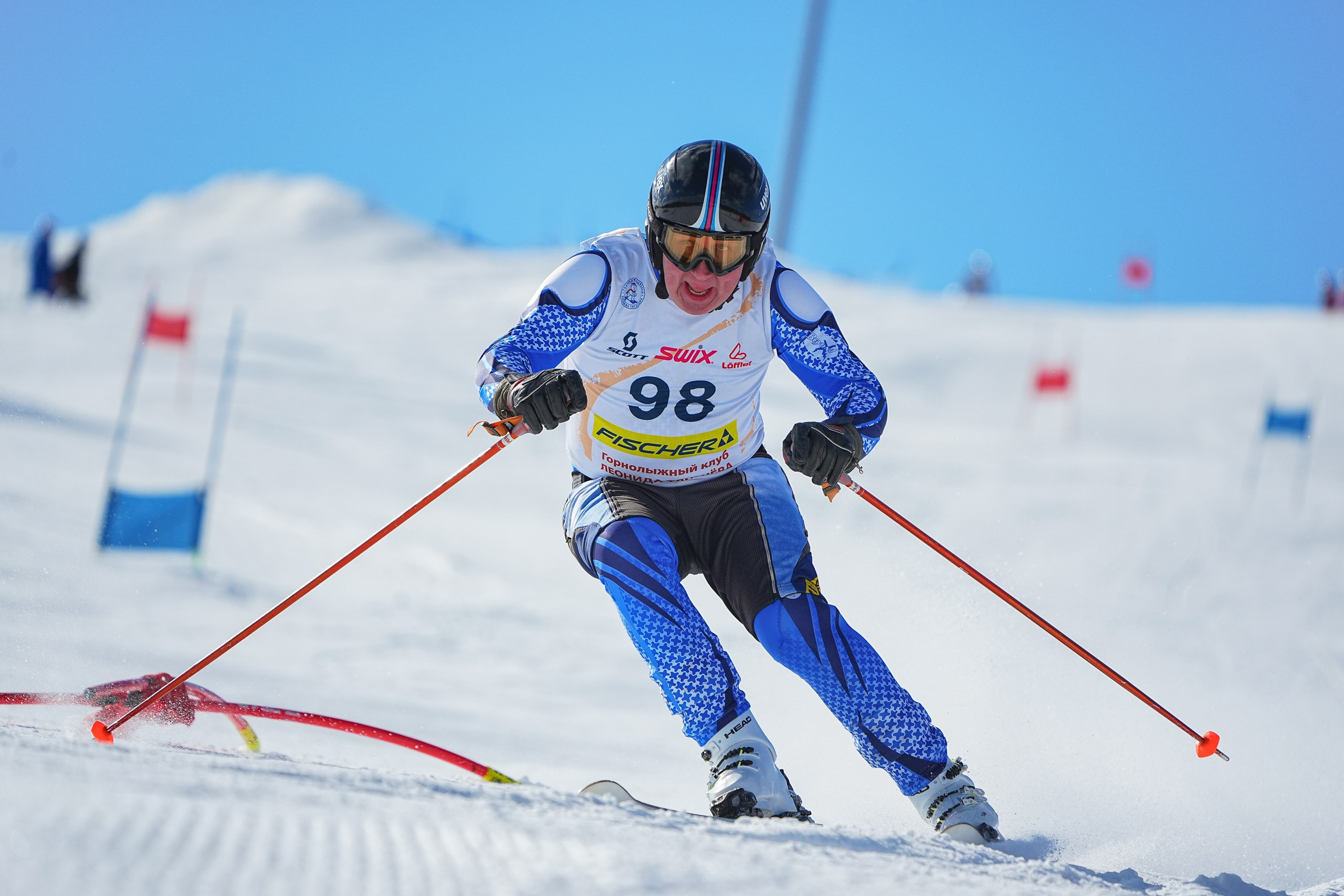 Соревнования «Приз горнолыжного клуба Леонида Тягачева», GS, 2024. Фотограф Студитский Евгений