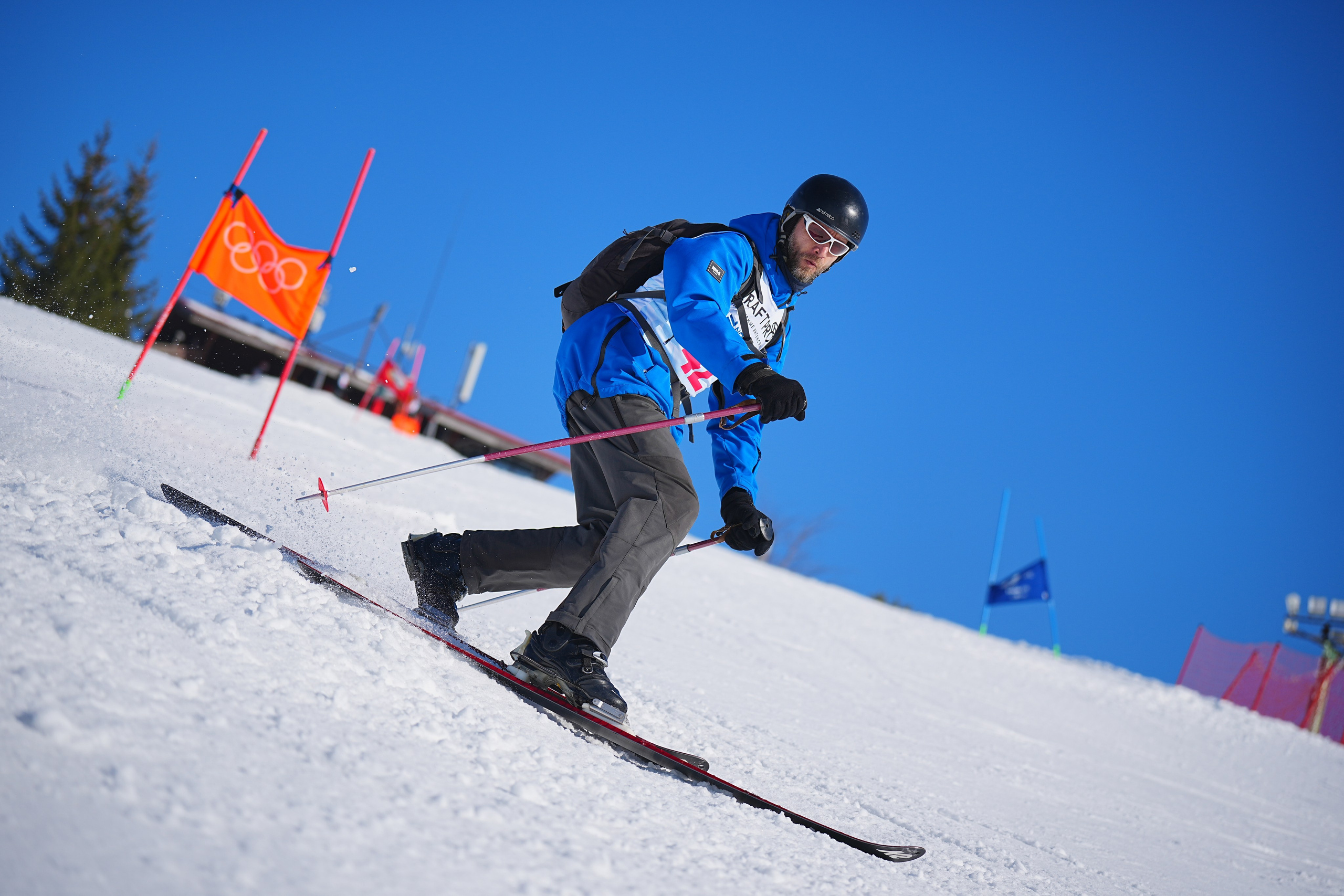 Шуколово. Открытое Первенство МФТИ по горным лыжам. GS, Telemark, 2024. Фотограф Студитский Евгений