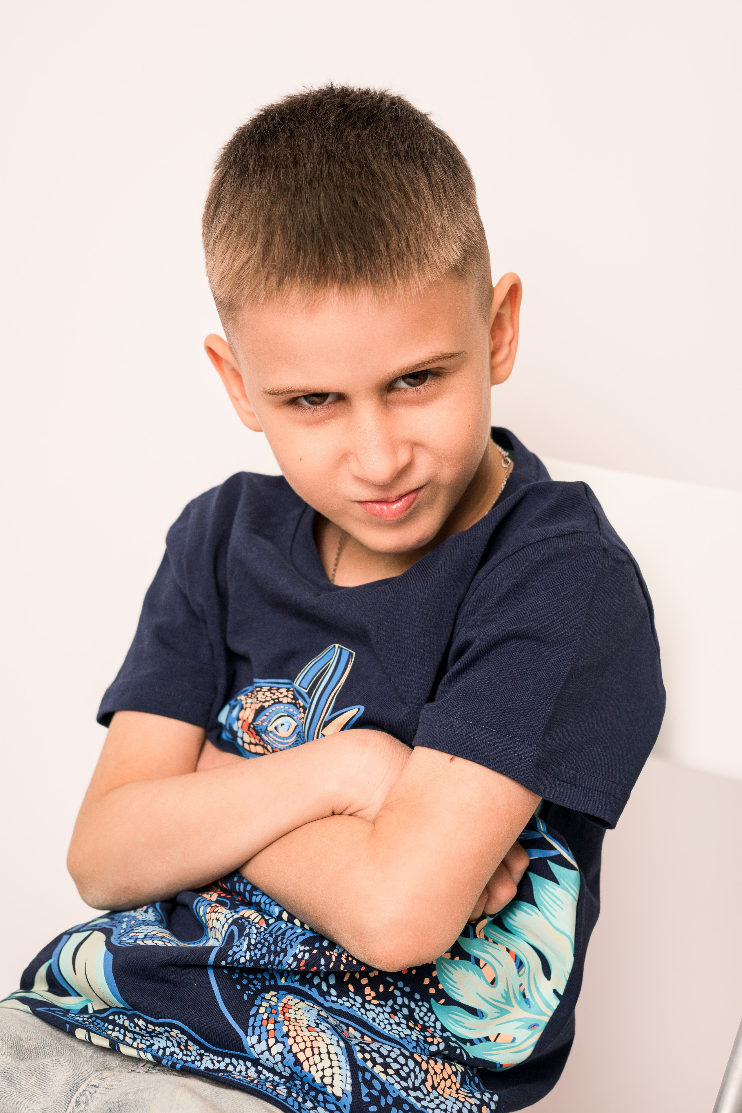 Детский сад, портреты белый фон. Фотограф Шунова Саша