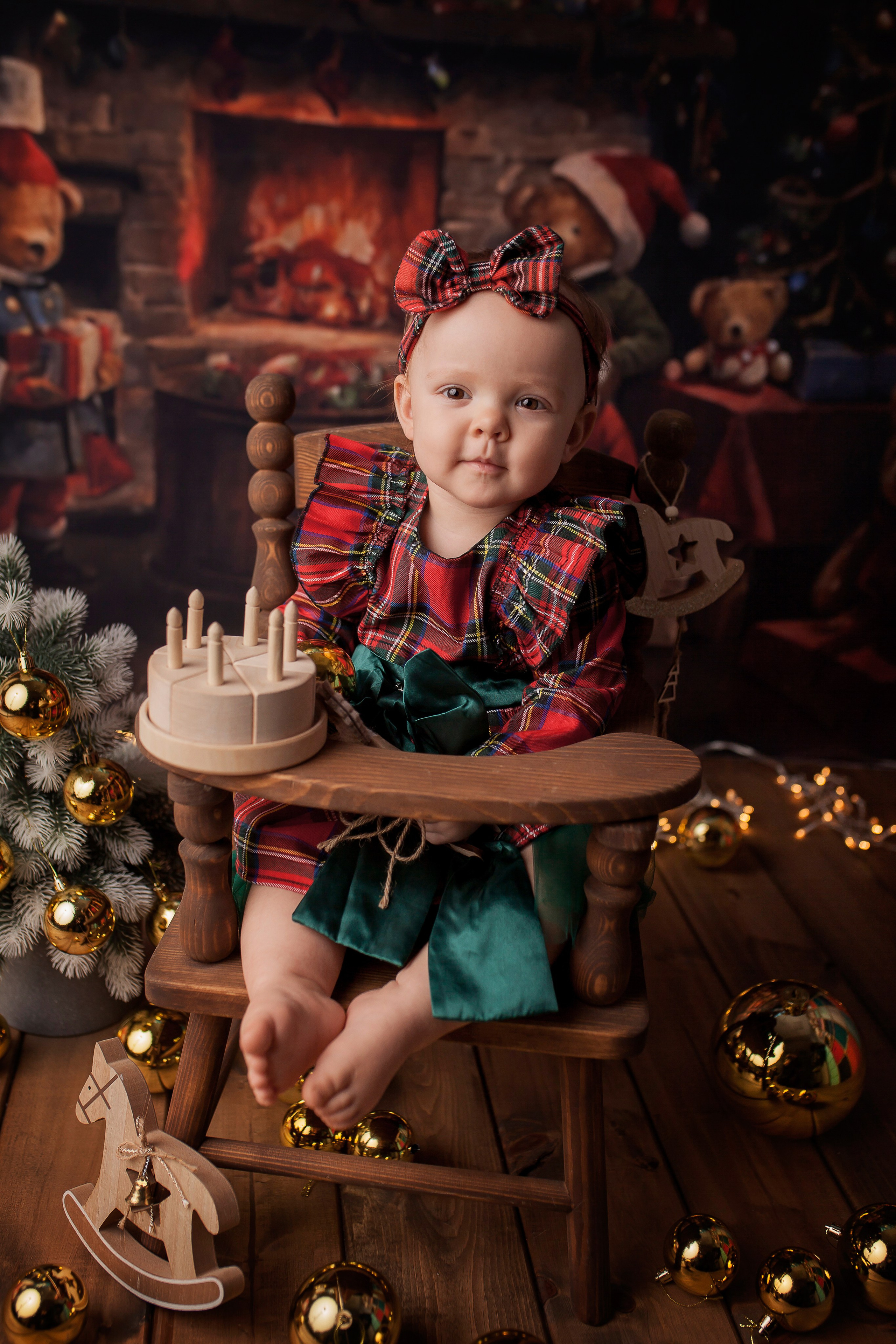 Юлия, 1 годик. Фотограф новорожденных в Новокузнецке Анна Горошникова