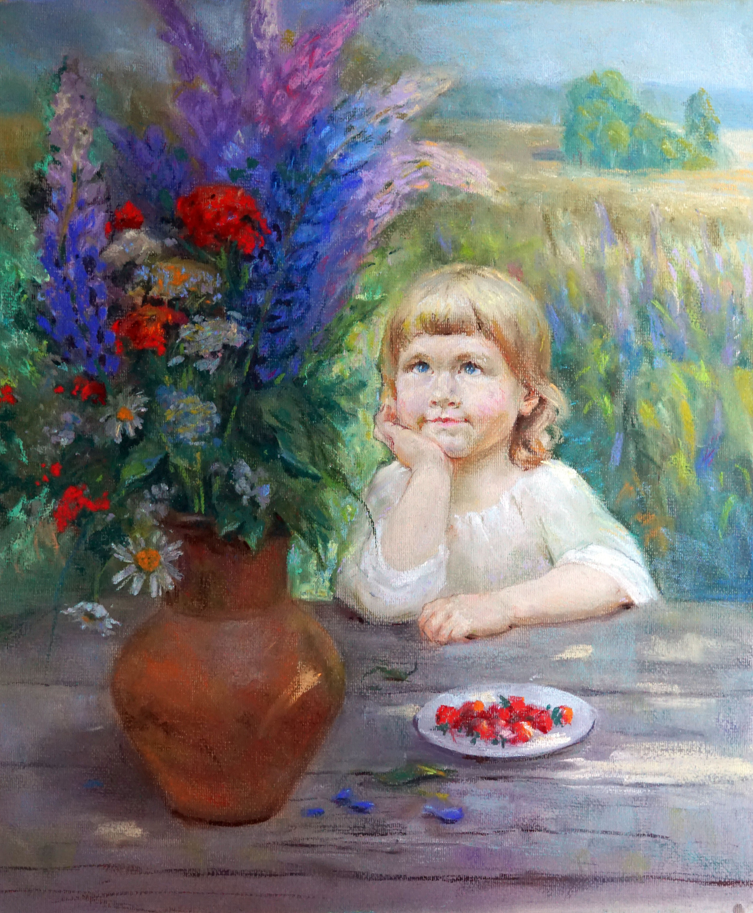 "Портрет Веры" 45 х 55см. 2017г.