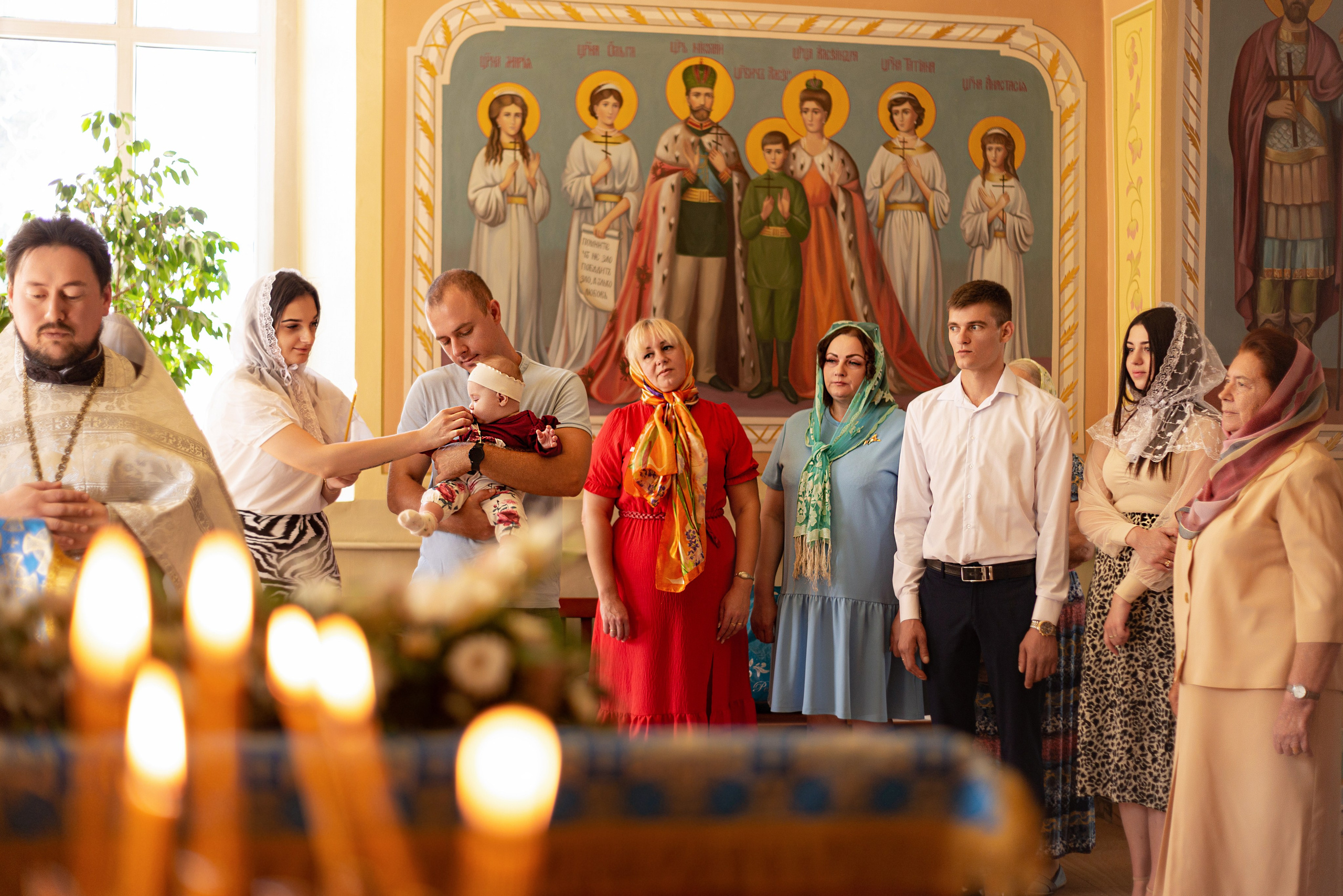 Крещение малышки Арины. Семейный и свадебный фотограф Галина Абакумова, фотосессии в Белгороде
