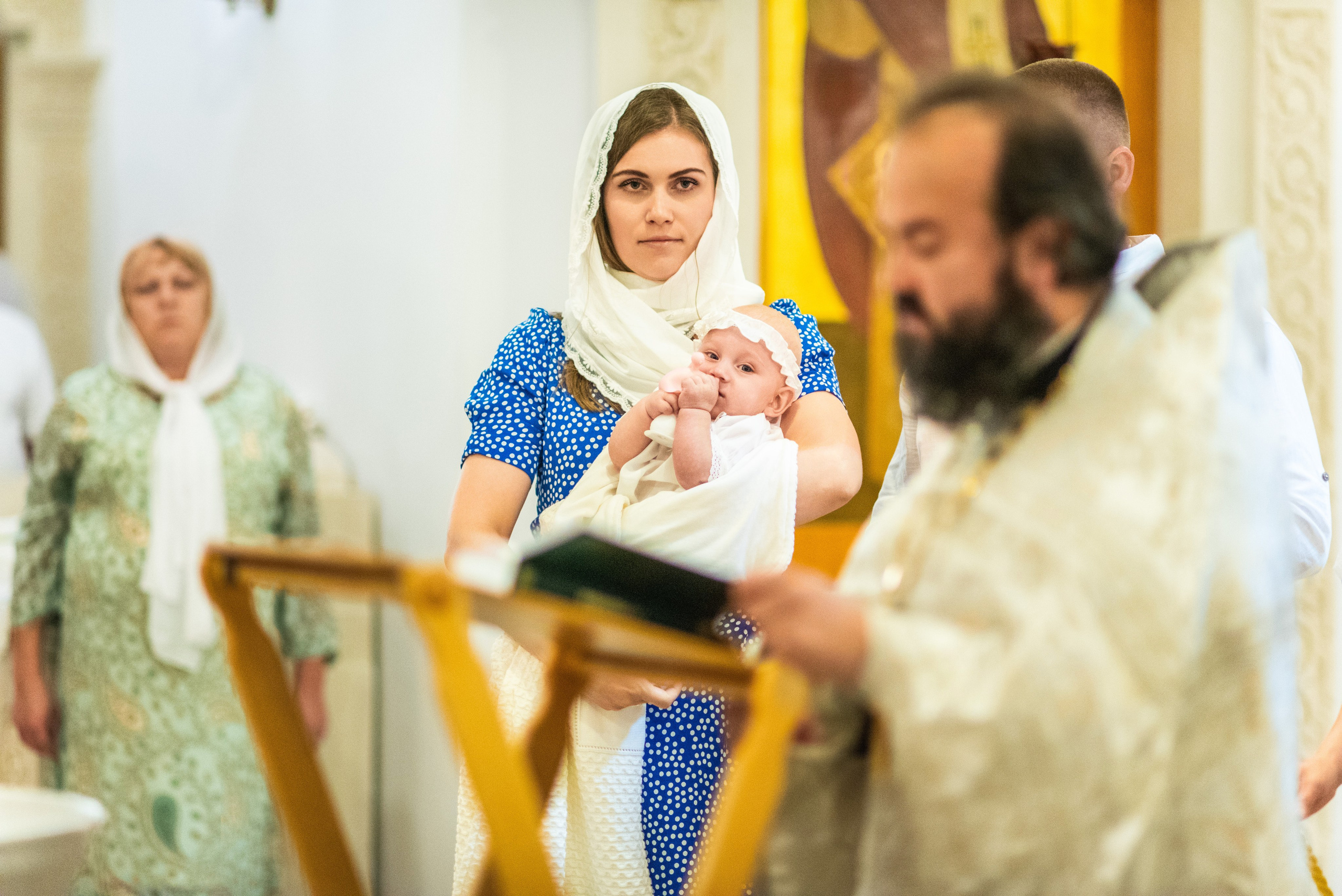 Крещении Ксении. Фотограф Юлия Попова