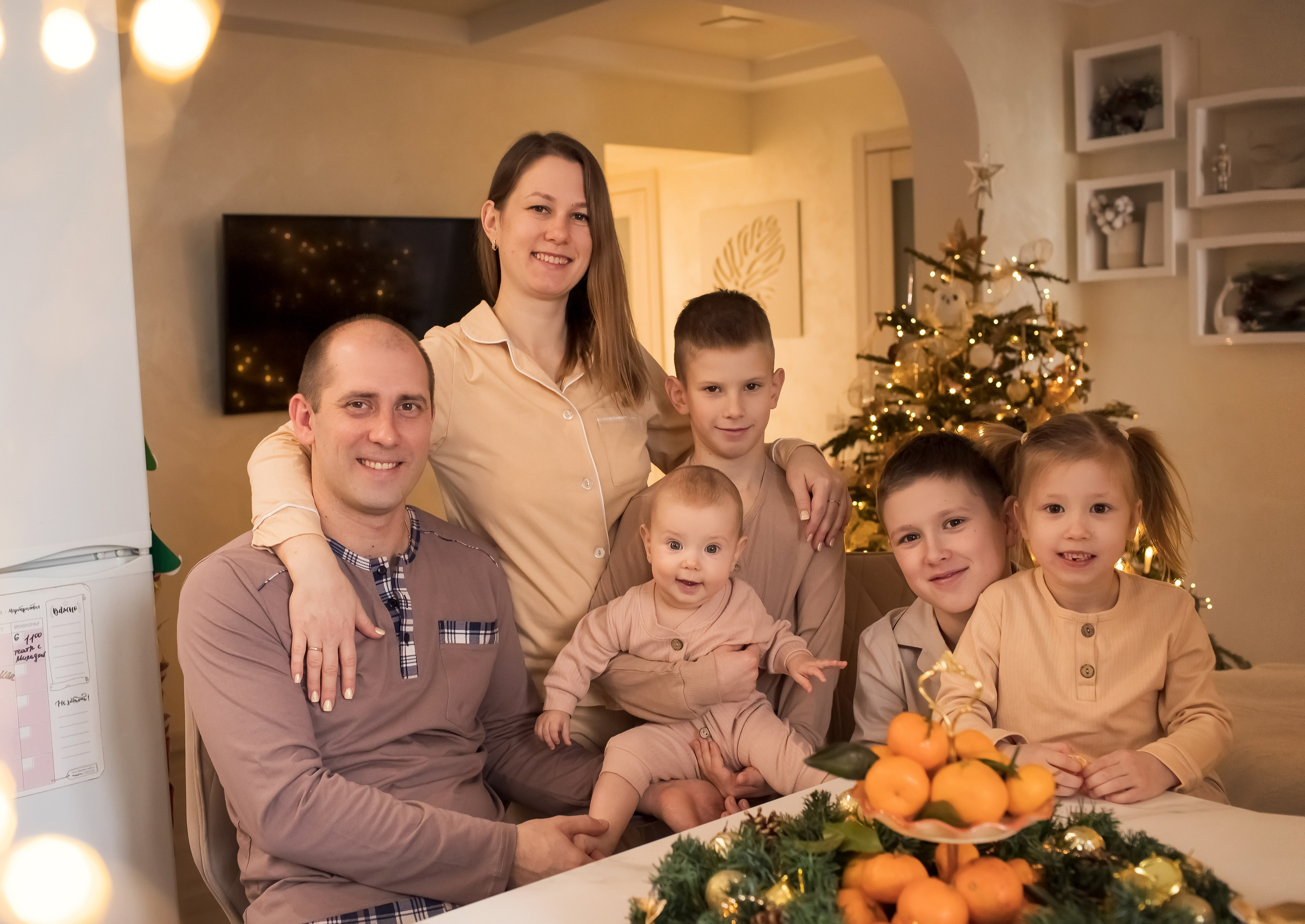 Теплое Рождество. Семейный и детский фотограф в Саратове Полина Коткина