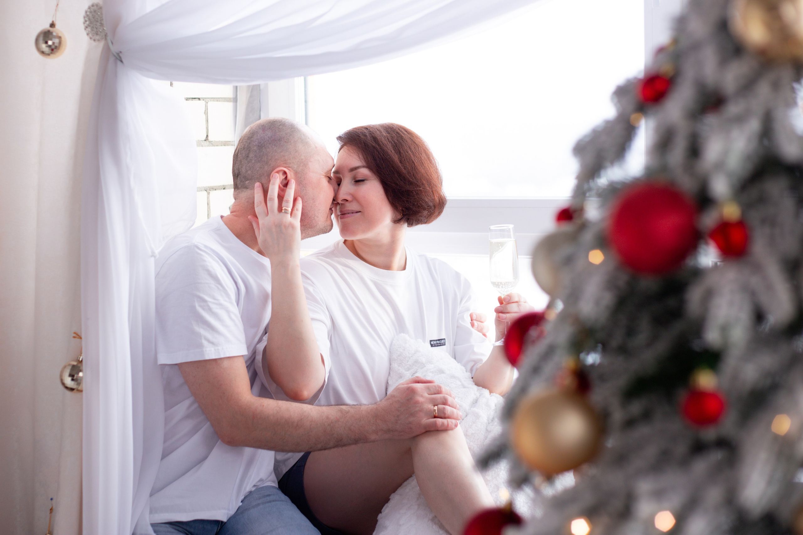 Новогодняя домашняя съёмка