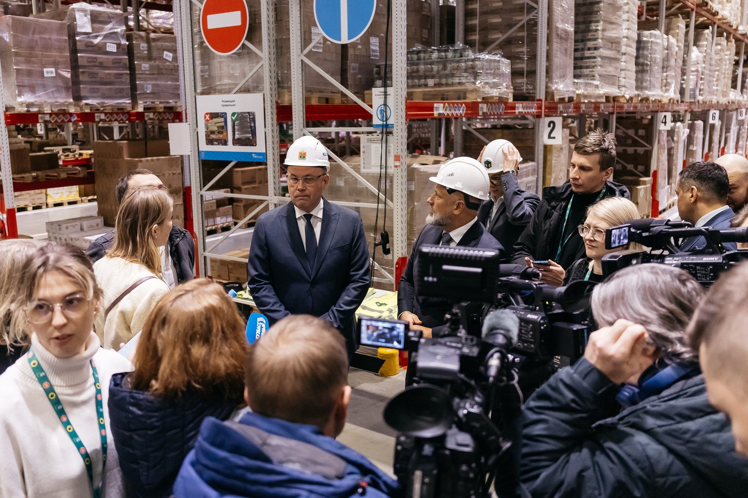 Открытие распределительного центра «Пятёрочки» и «Чижик» в городе Кемерово. Фотограф Кемерово | Сергей
