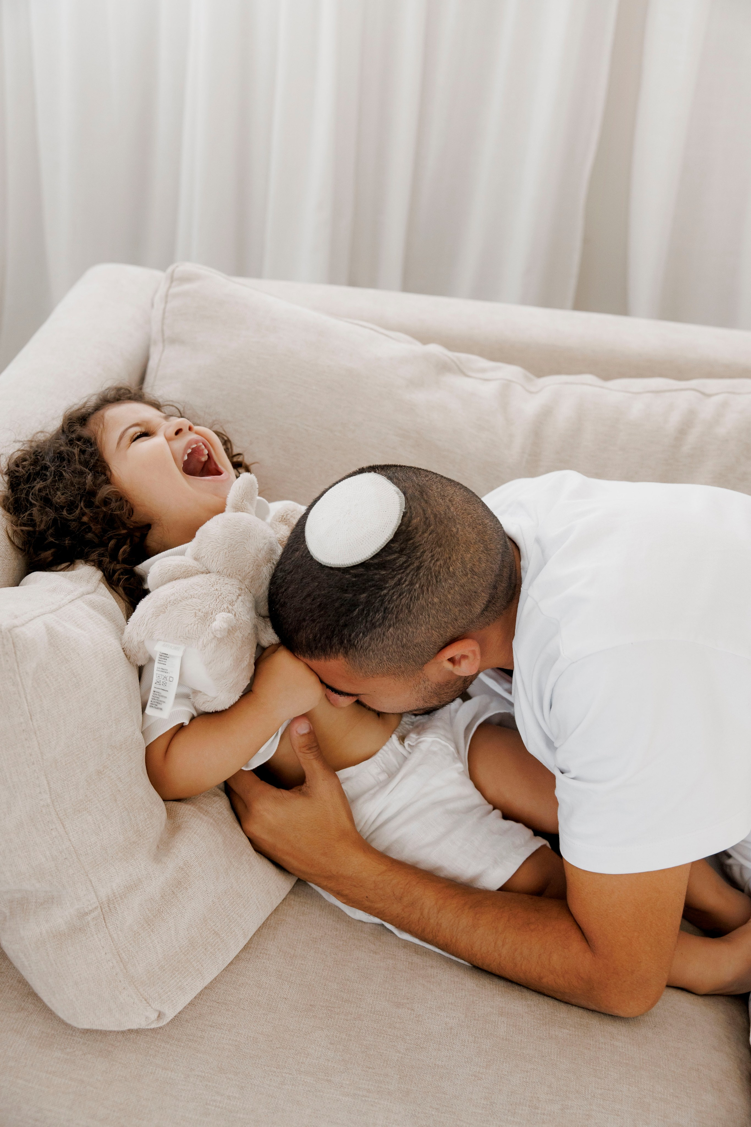 Family photoshoot inside the studio in Hadera. Wedding and family photographer