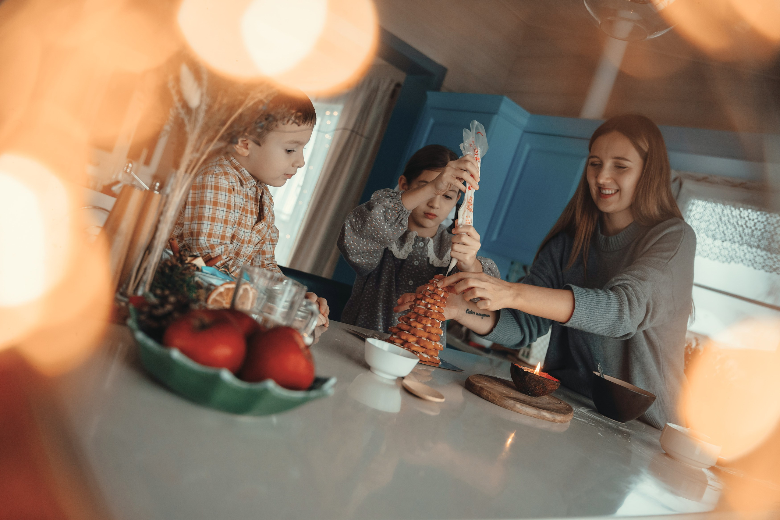 Олег и Лиза новогоднее. Фотограф Женя Пашкина