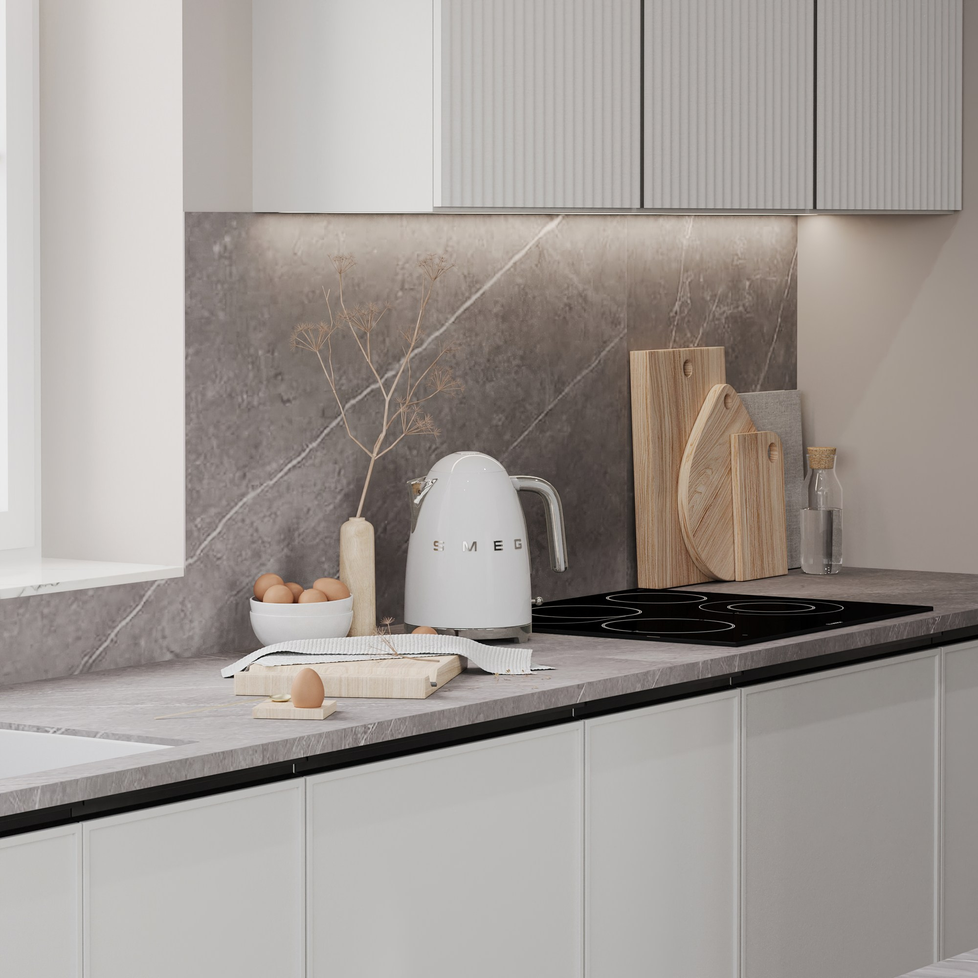 Первый этаж 2-х этажного дома. Интерьерный 3Д Визуализатор Маргарита Оберемко