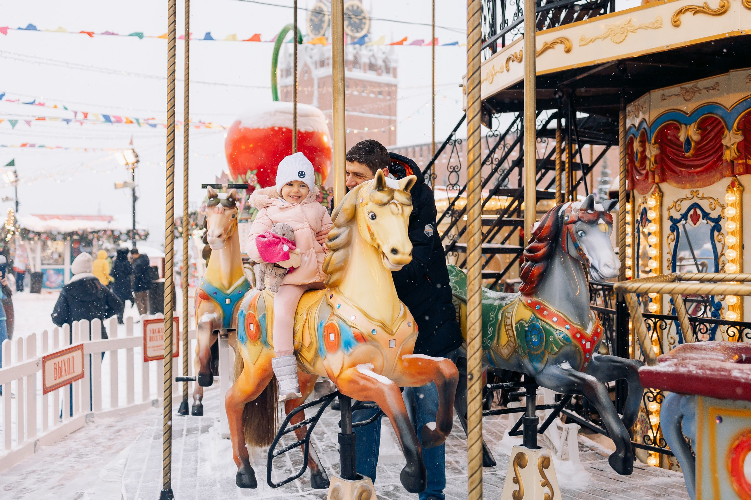 Снежный день. Семейный Фотограф в Москве Евгения Симоненко