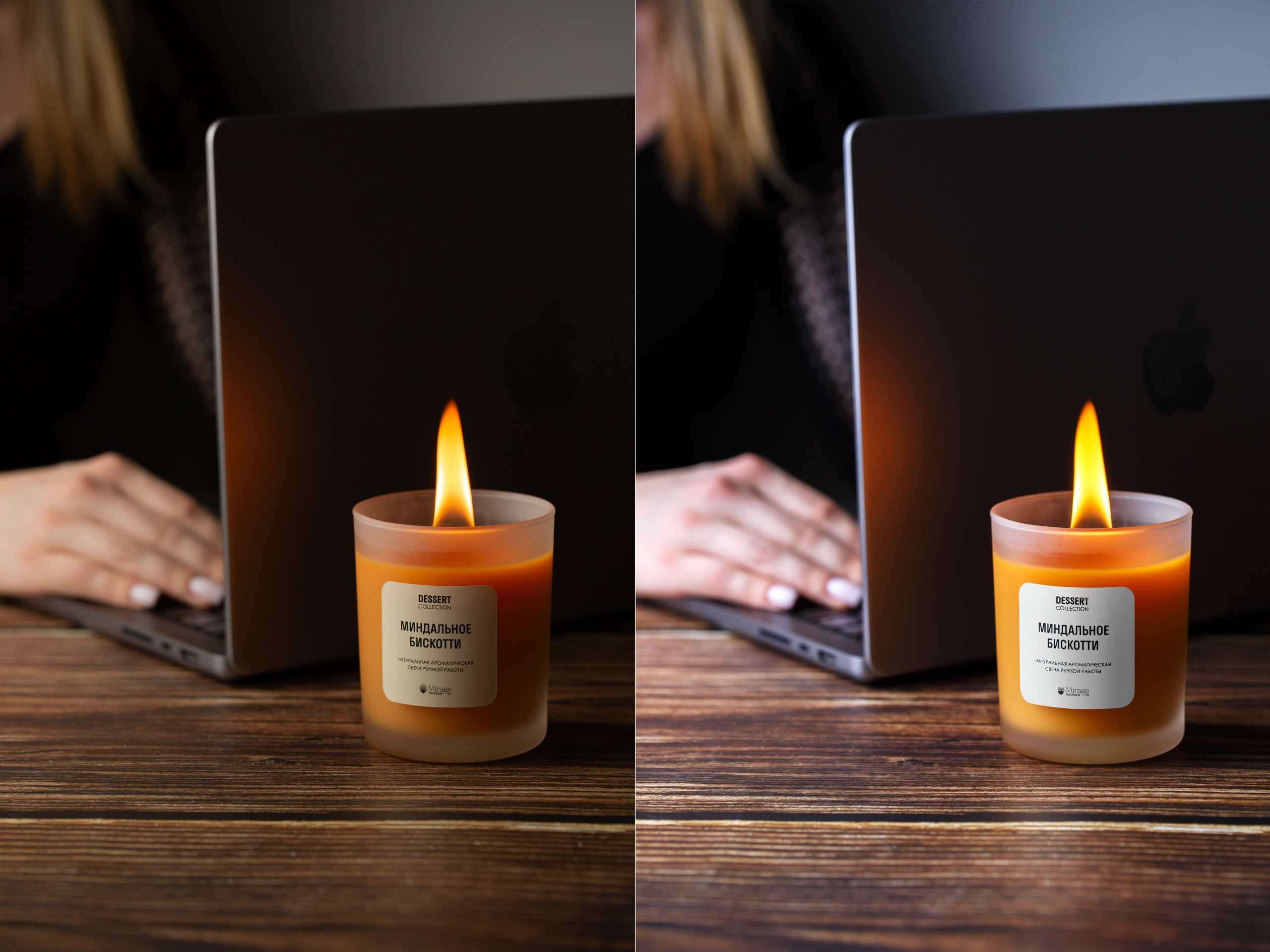 Обработка фотографий свечей | Студия SVITHART