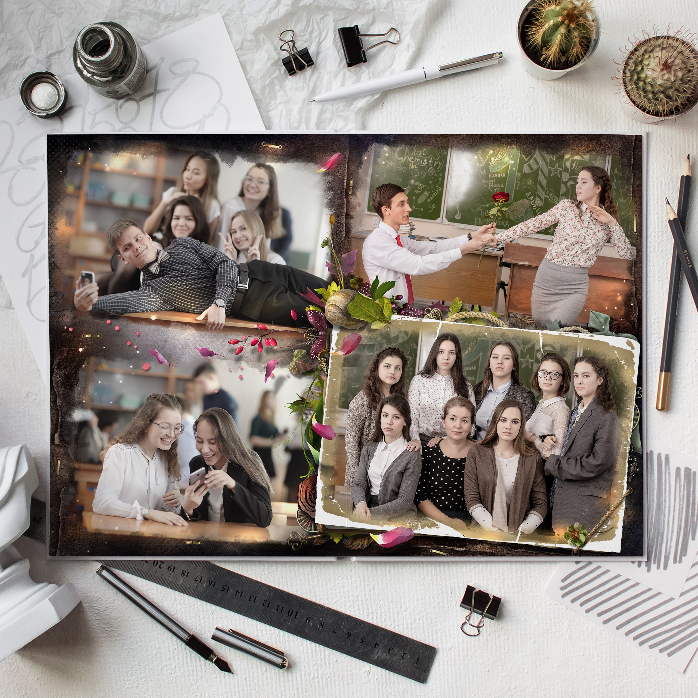 Ночной город. Современные выпускные альбомы. Мы делаем не просто альбомы, а стильные фотокниги