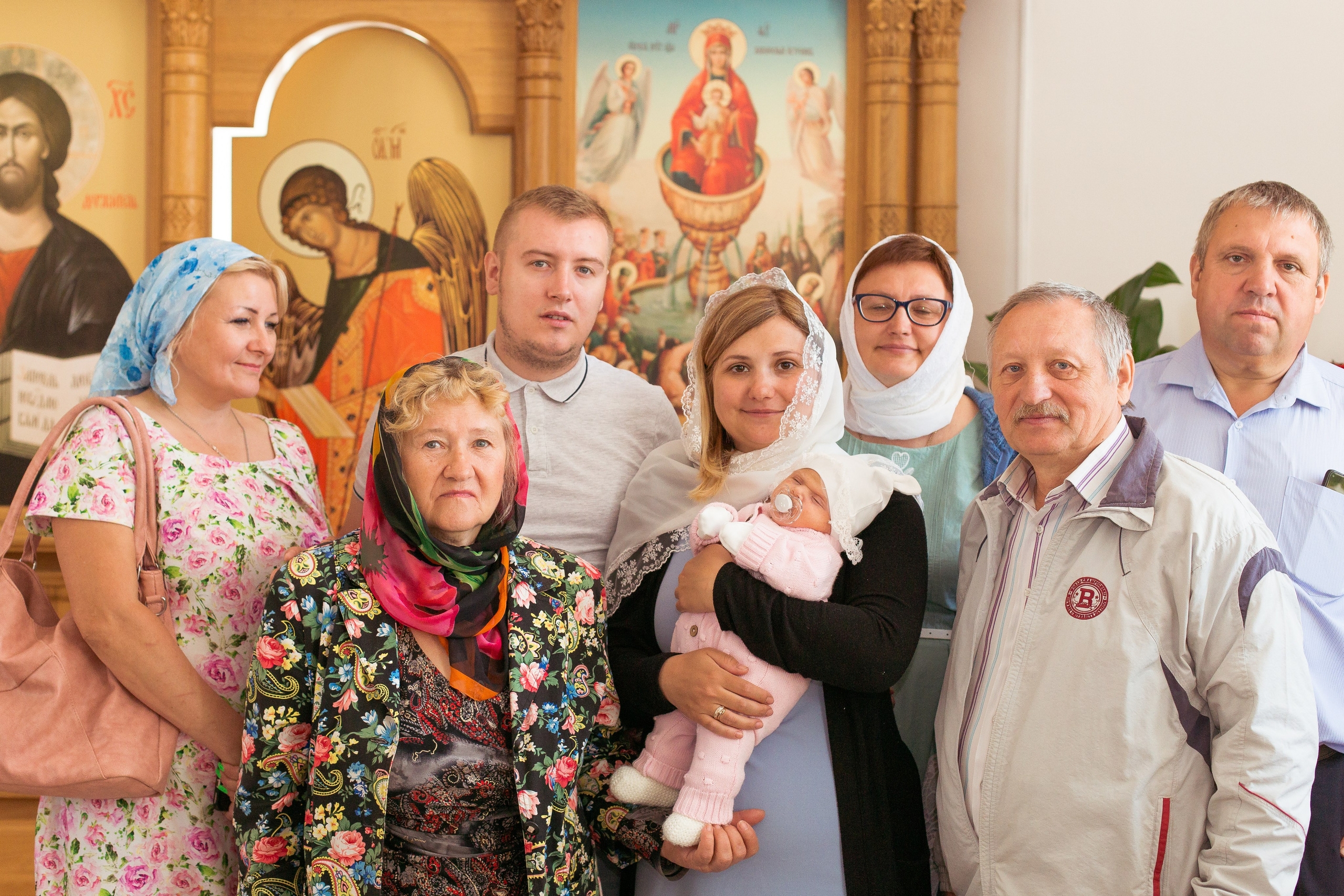 Крещение Ульяны. Успенская церковь. Фотограф новорожденных и детский в Сергиевом Посаде Кругликова Юлия