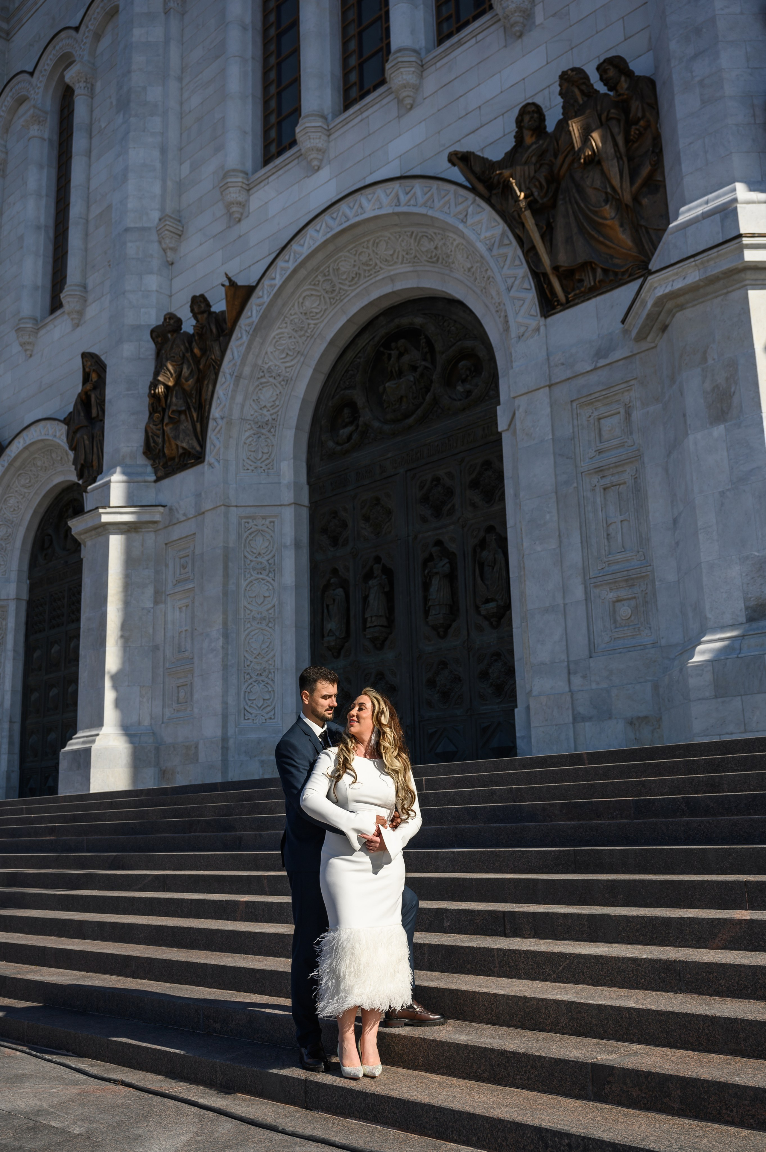 Свадьба Венчание Храм Христа Спасителя. Свадебный фотограф Москва Юрий Кульман
