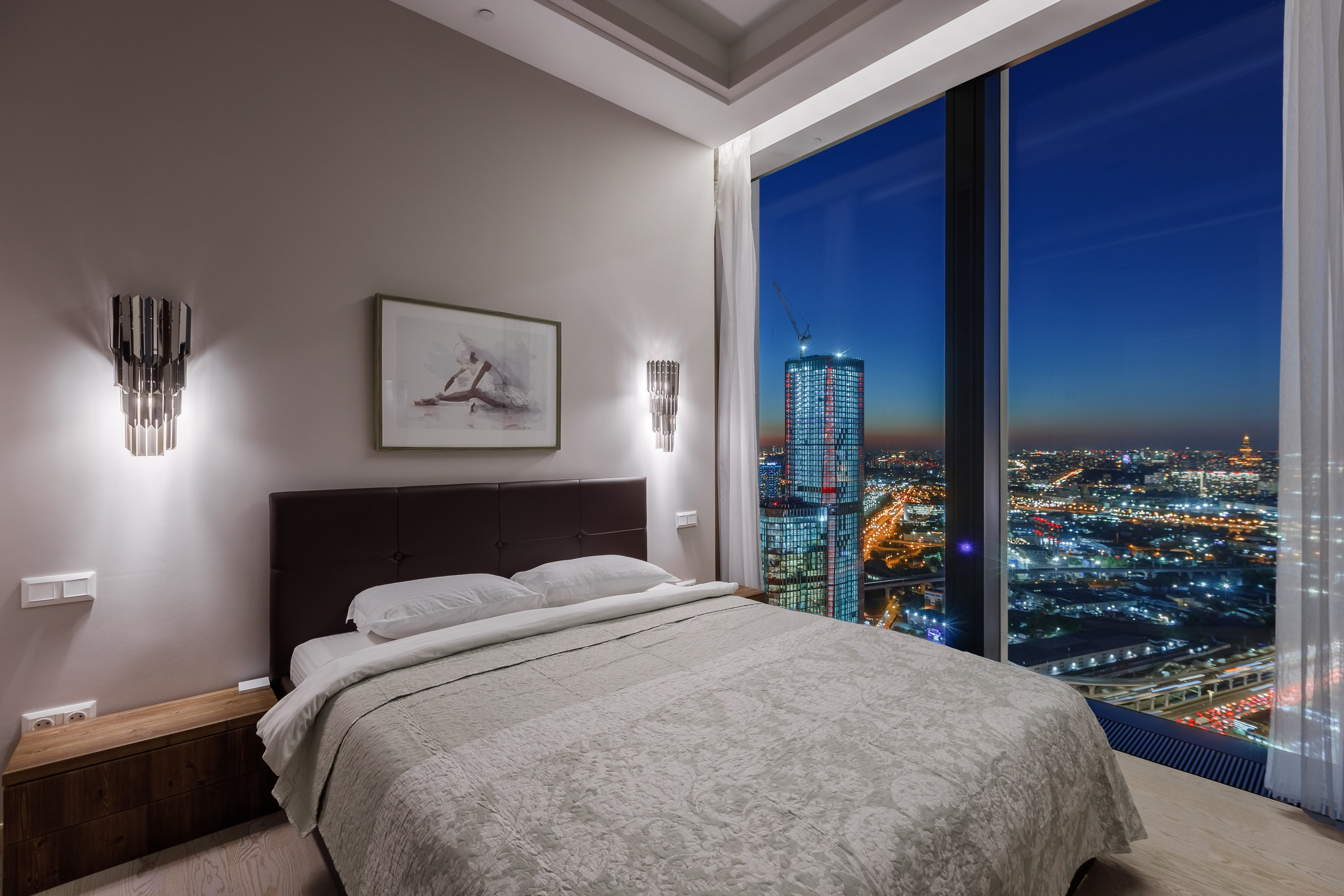 Апартаменты в башне Нева. Интерьерный фотограф в Москве Роман Потапов