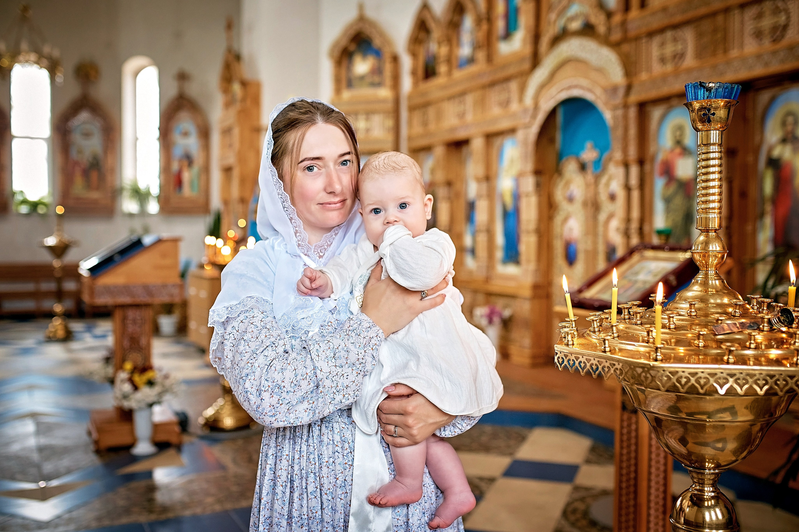 Таинство Крещения Арсения с. Павловск. Фотограф на Крещение и Венчание в Барнауле