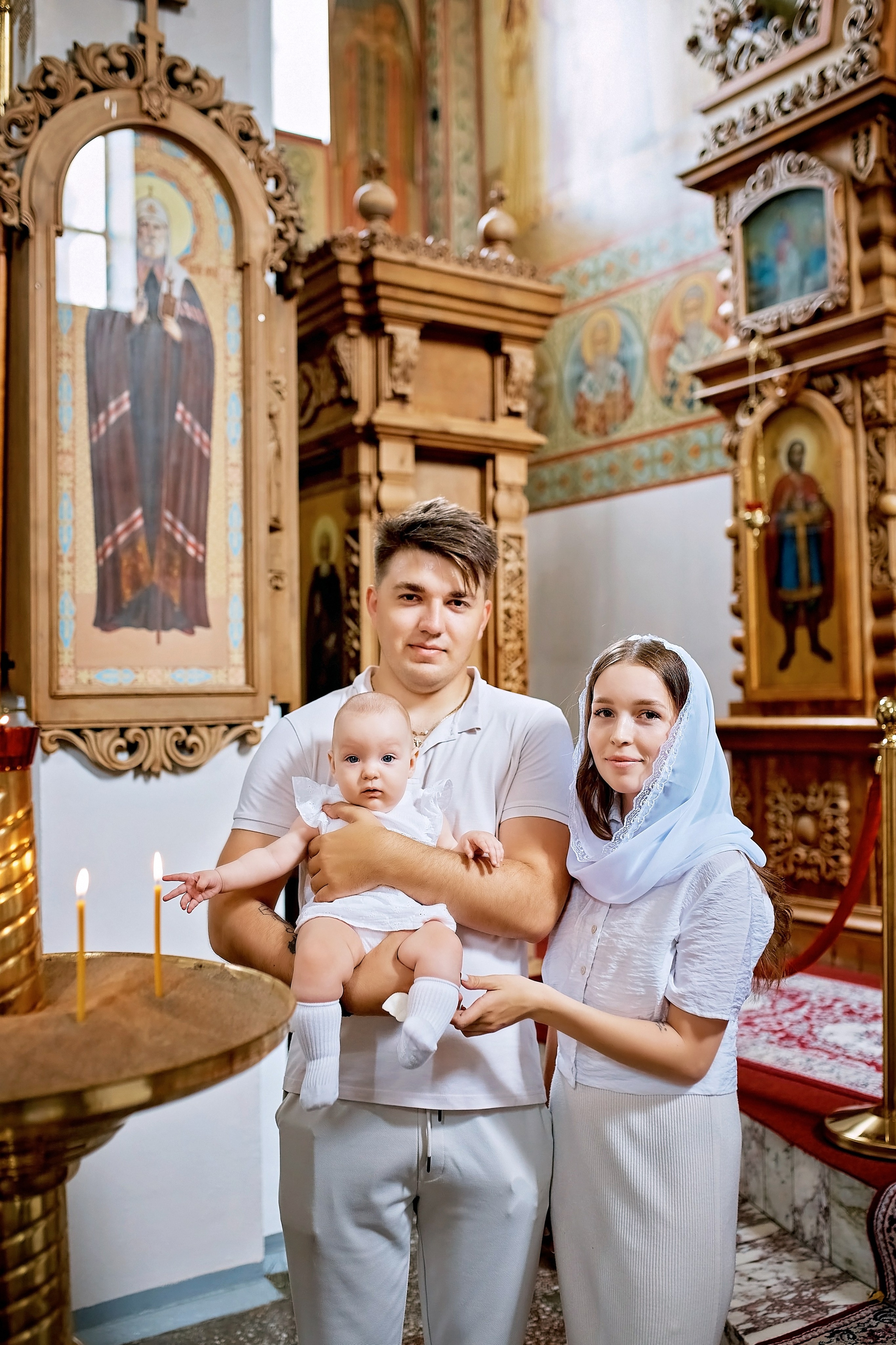 Таинство Крещения Александро-Невский храм. Фотограф на Крещение и Венчание в Барнауле