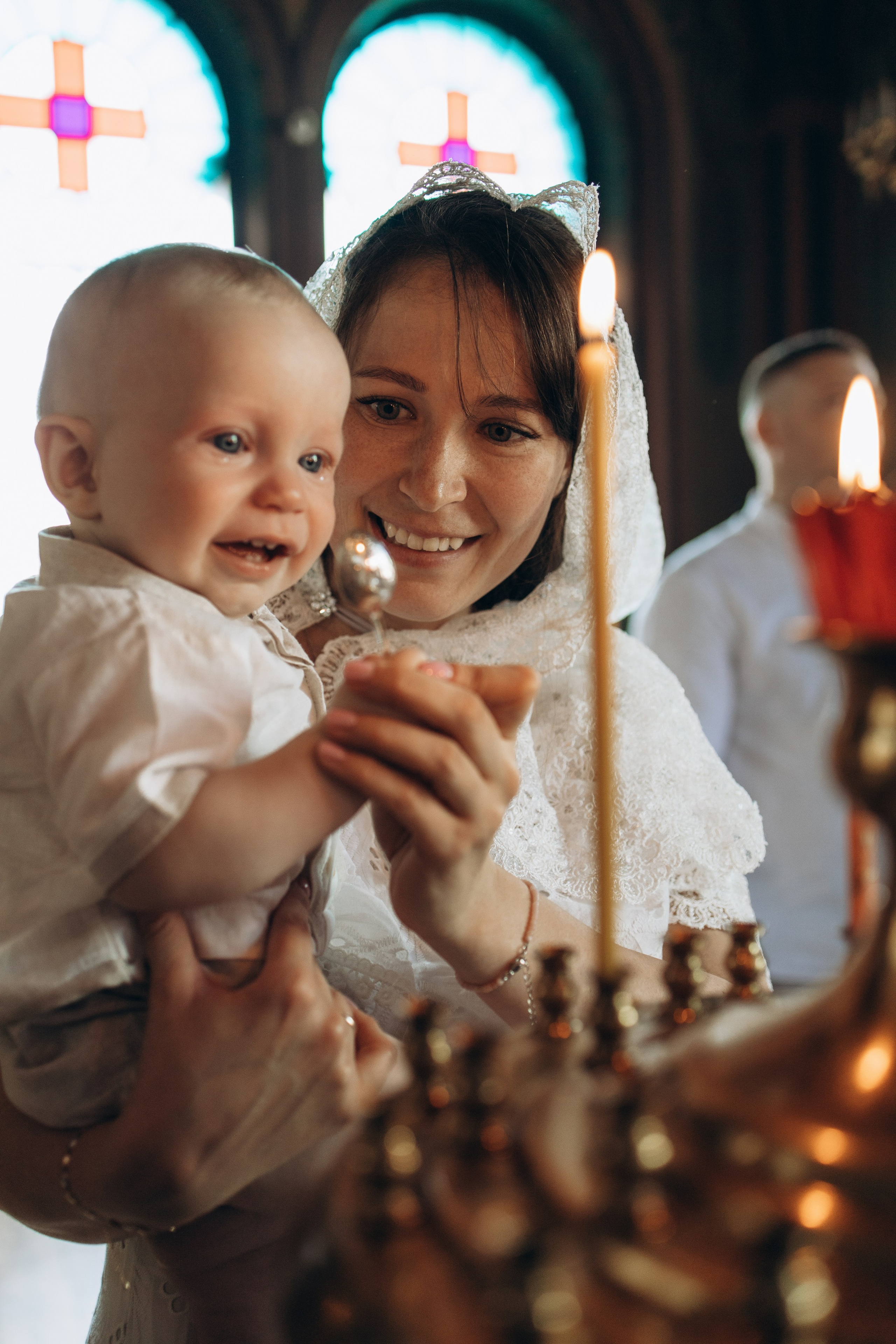 Двойное крещение Анны и Саши. Самый теплый фотограф в Краснодаре Рябоконь Ксения