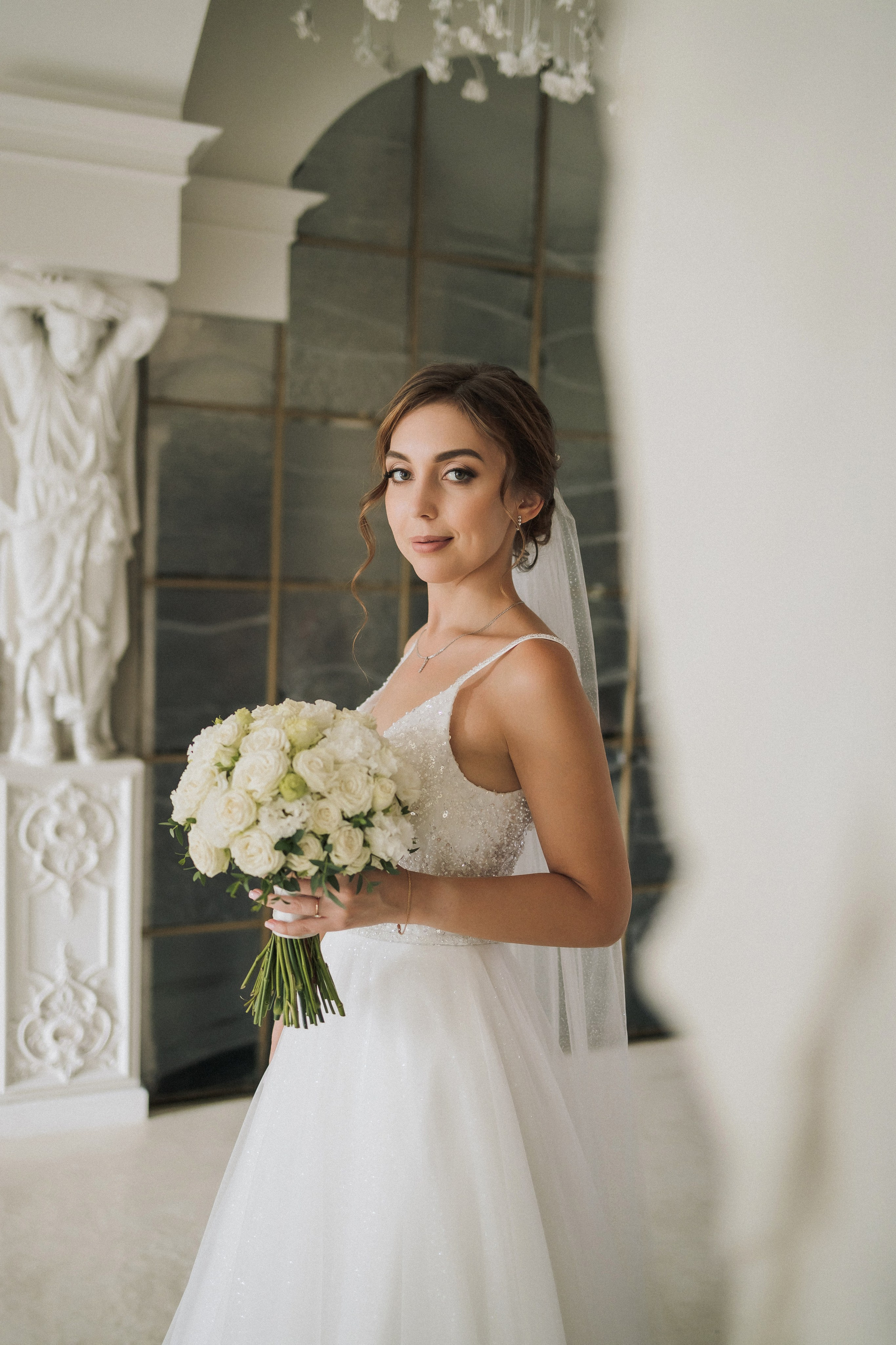 Свадебная прогулка Екатерины и Евгения. Свадебная фотография. Арина Рубах