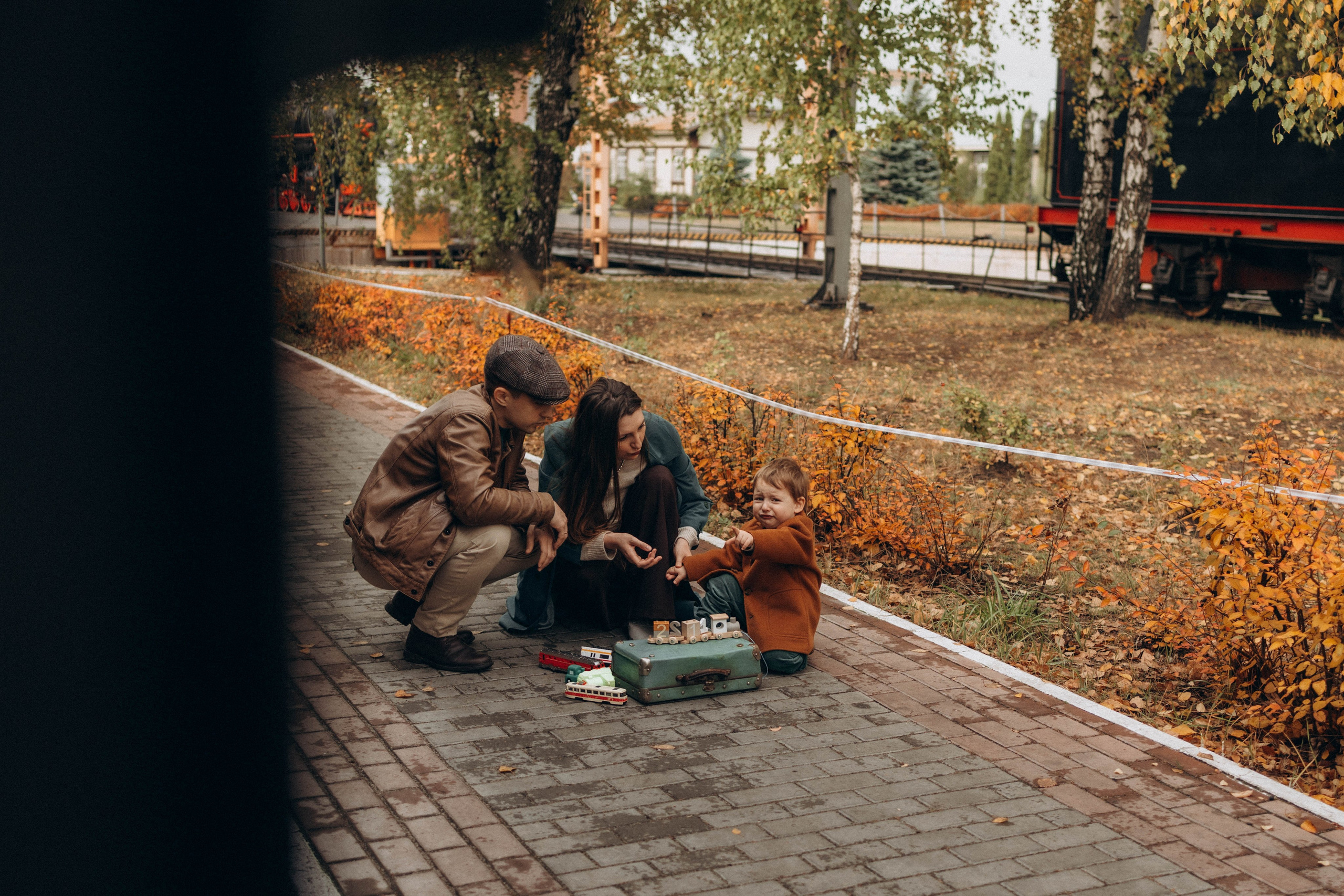 Любовь и паровозы. Семейный и женский фотограф в Москве Коновалова Олеся