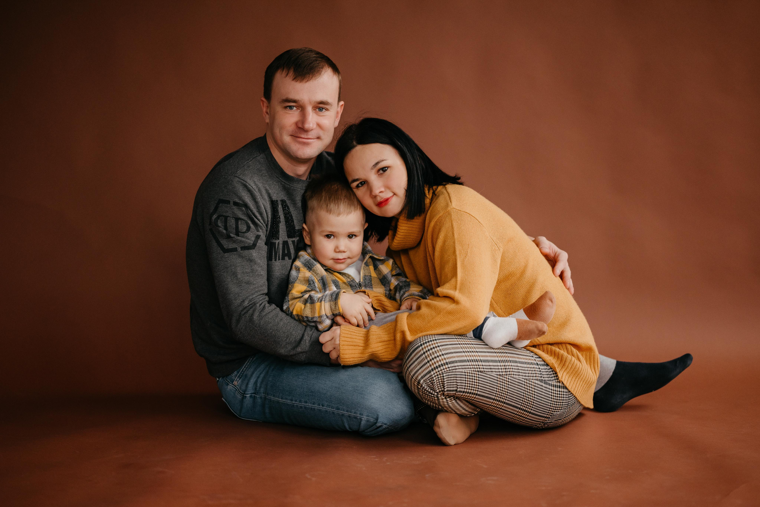 Семейная фотосессия в феврале!. Фотостудия во Всеволожске. Подходит для всех творческих проектов