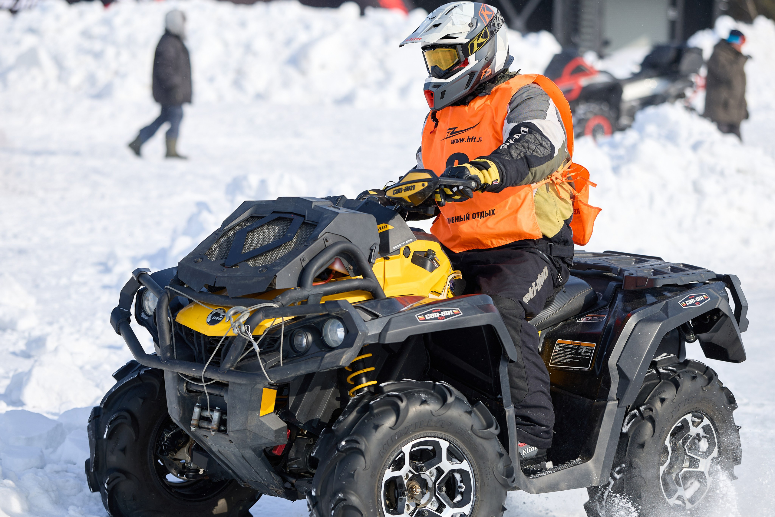Топим Лёд — 2026. Соревнования на квадроциклах. Фотограф в Новосибирске Алена Скокова