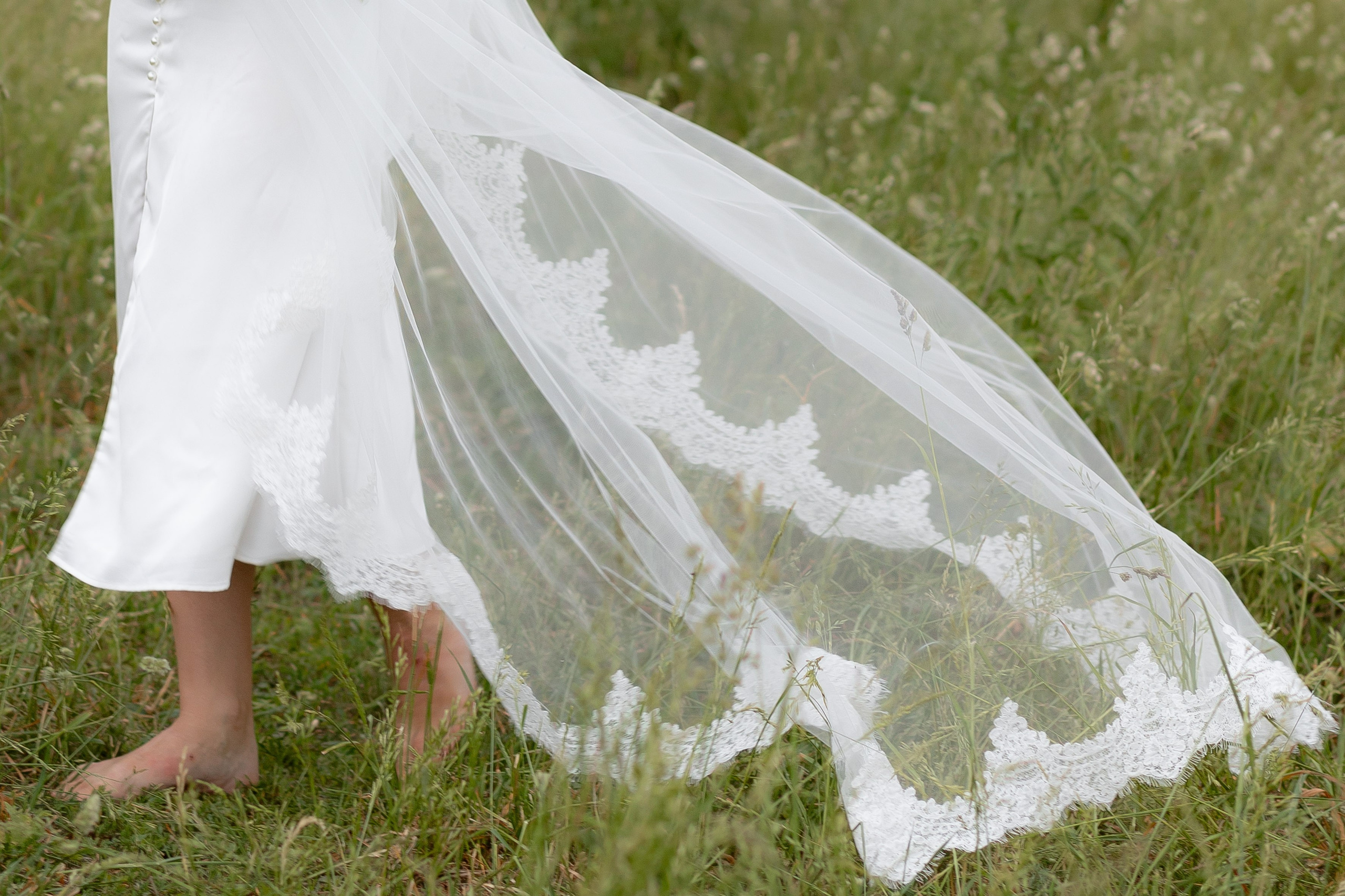 Утро невесты в поле