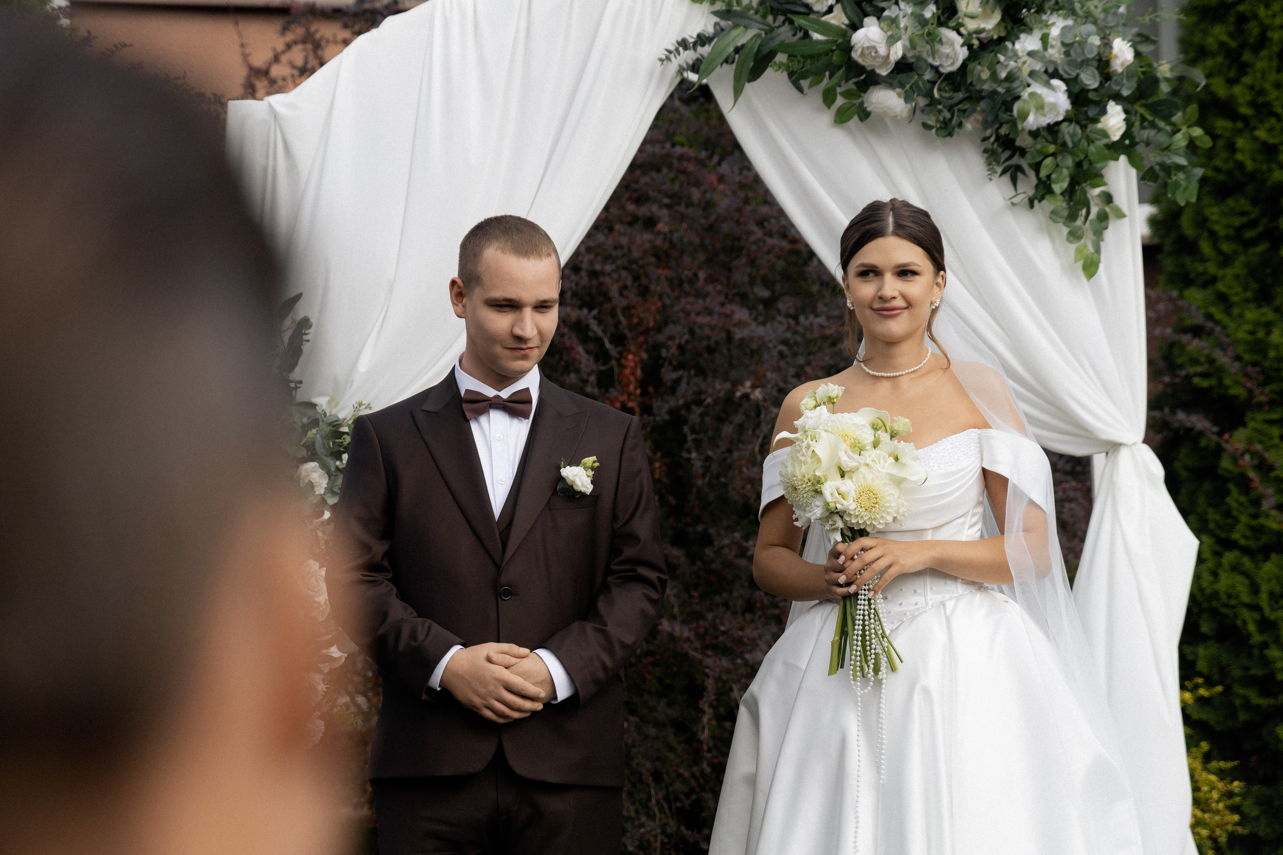 Свадебная фотосессия Анастасии и Игоря в Усадьбе Легенда. Свадебный фотограф в Минске/Беларуси Сергей Спиридонов