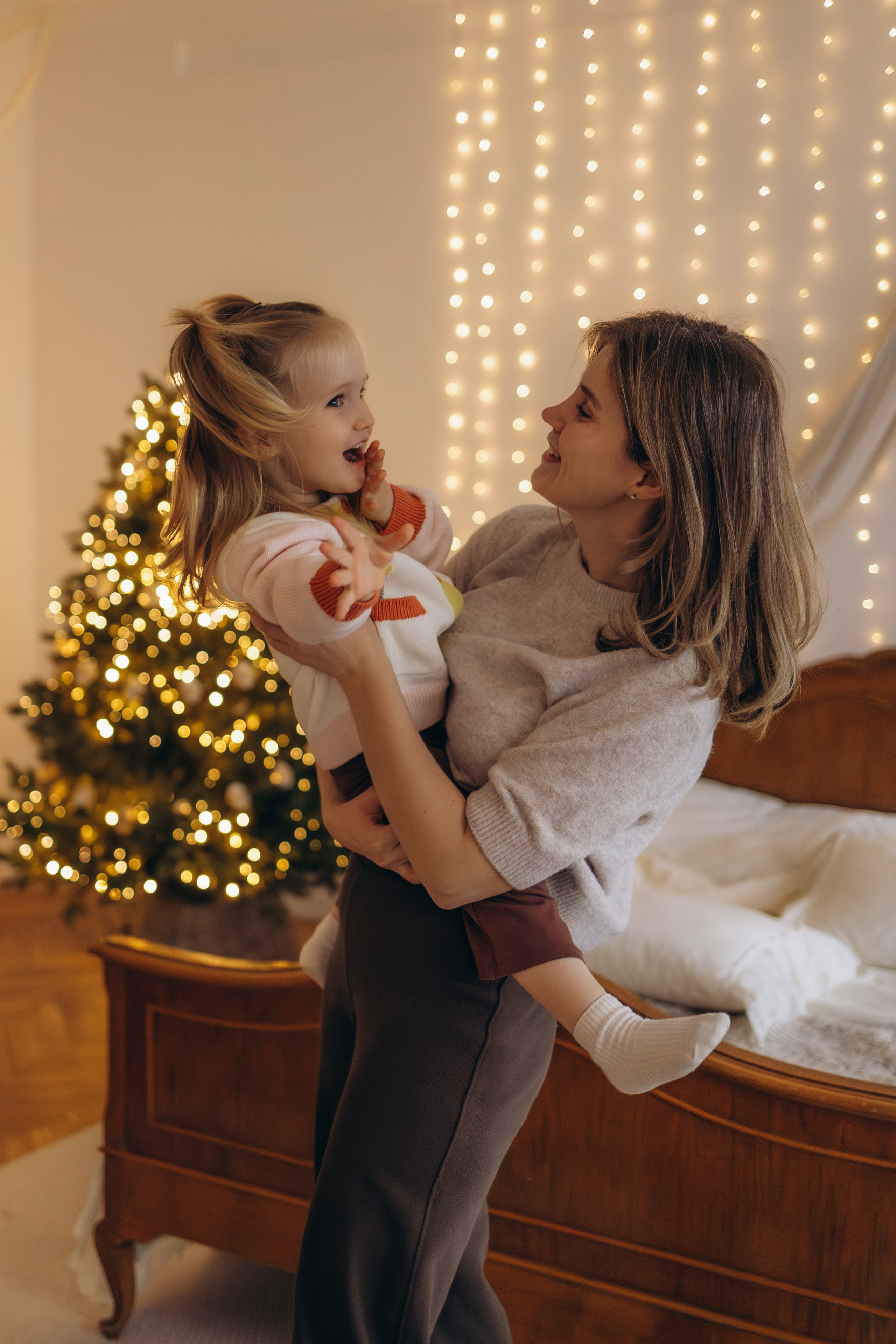 Новогодняя семейная в студии, г. Обнинск (Калужская обл.). Надежда Стар семейный и церковный фотограф в Жукове и Калужской области