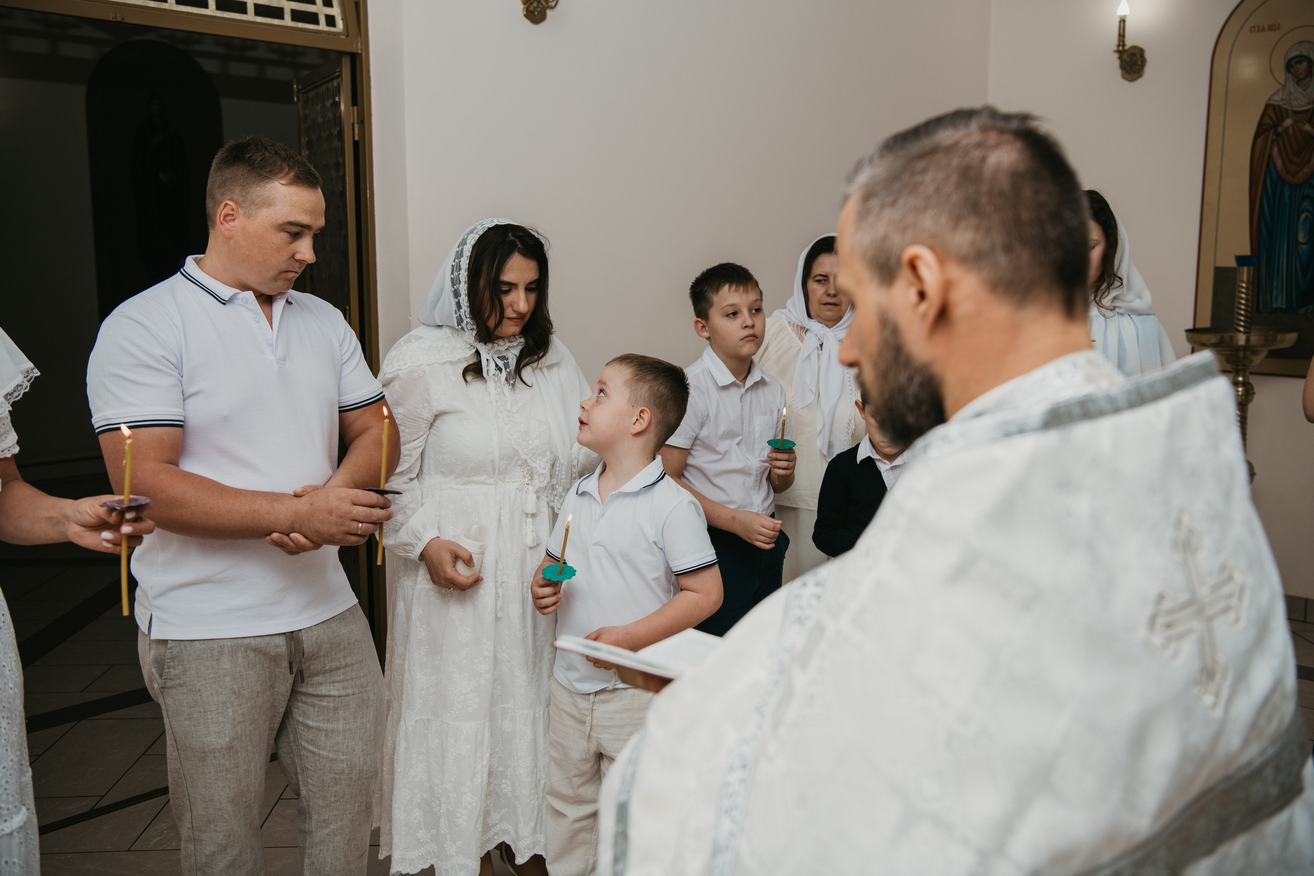 Крещение Евгения. Фотограф на выписку из роддома в Москве и МО
