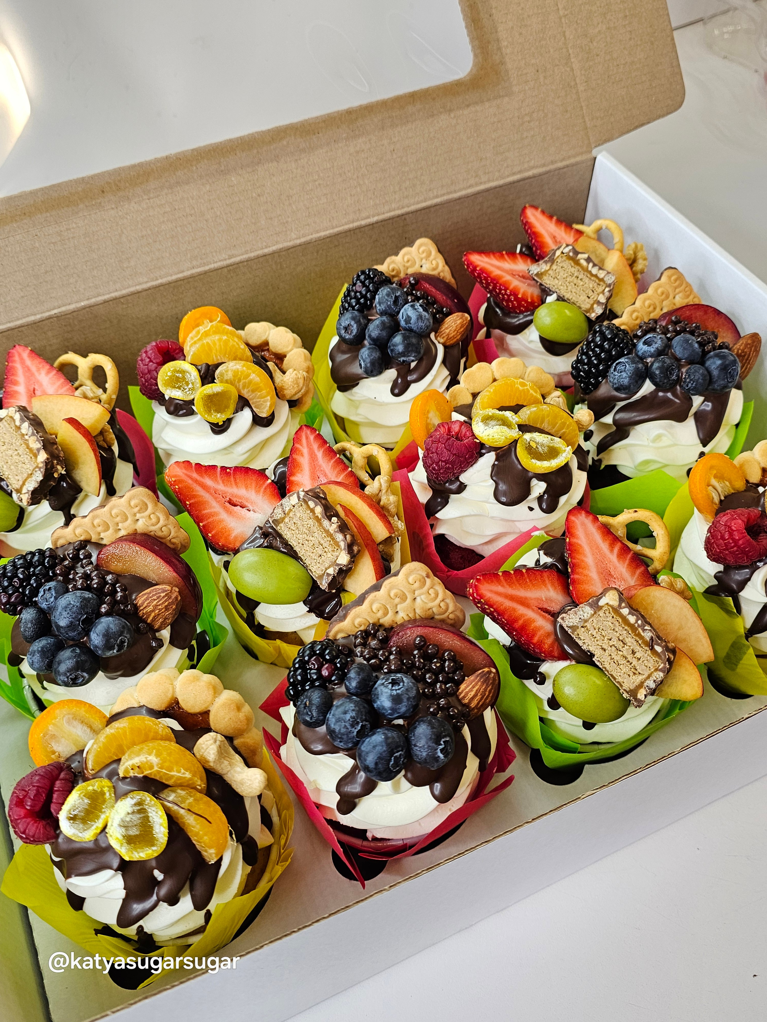 Капкейки стандартные. Katyasugarsugar капкейки, зефир, торты Москва