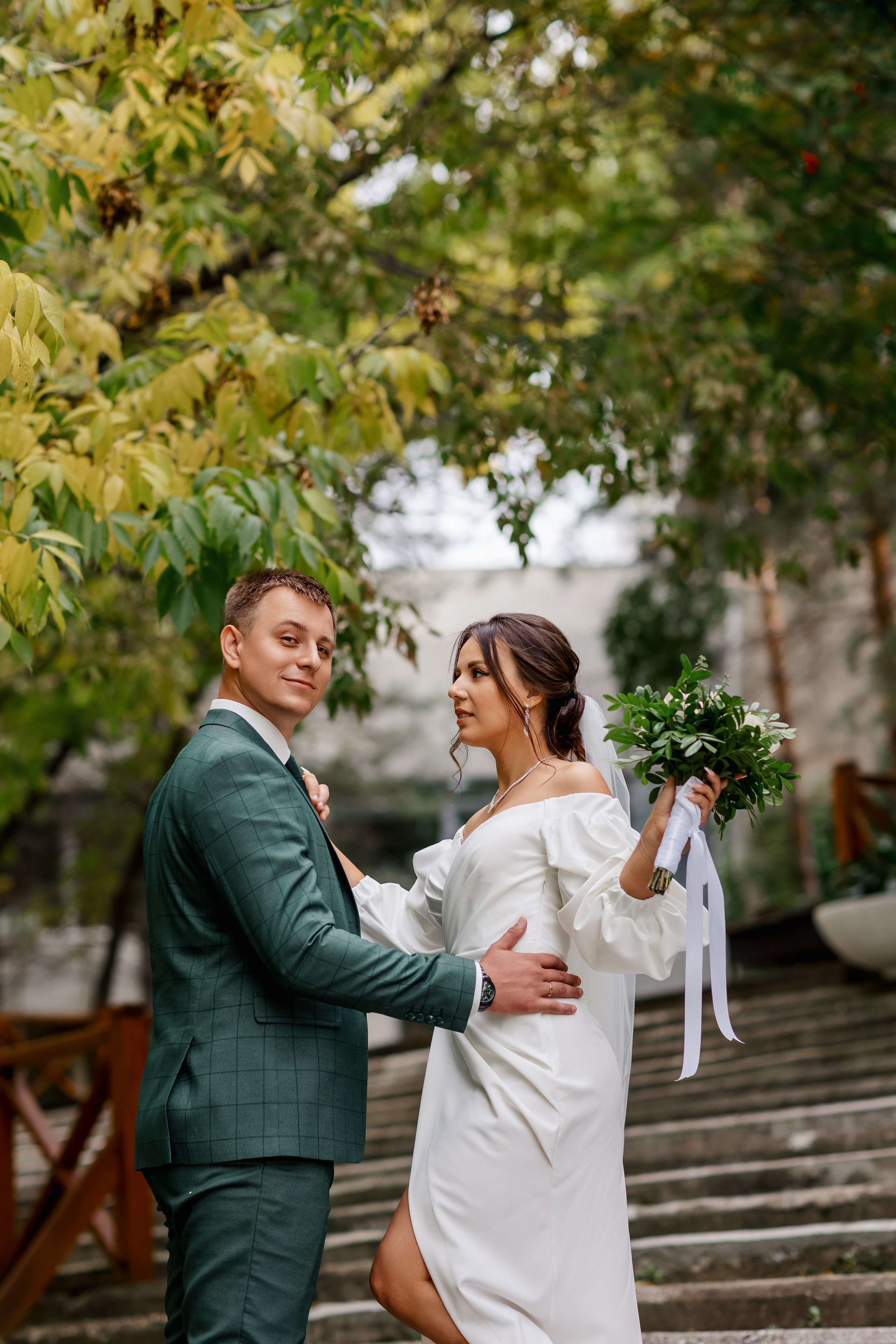 Олег и Юлия. Свадебная прогулка. Свадебный фотограф в Хабаровске