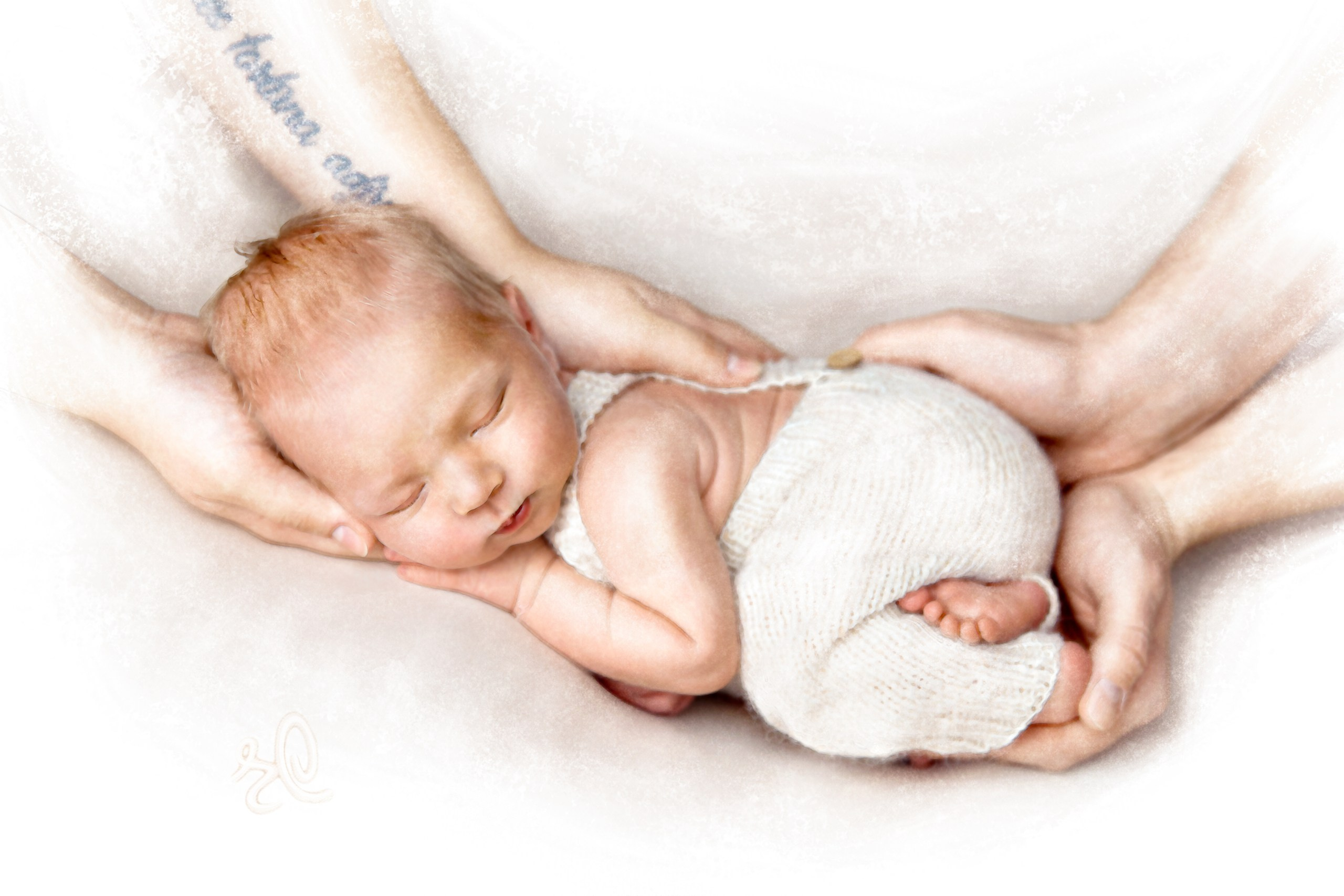 Акварели. Профессиональный фотограф новорождённых в Москве Елена Сатюкова