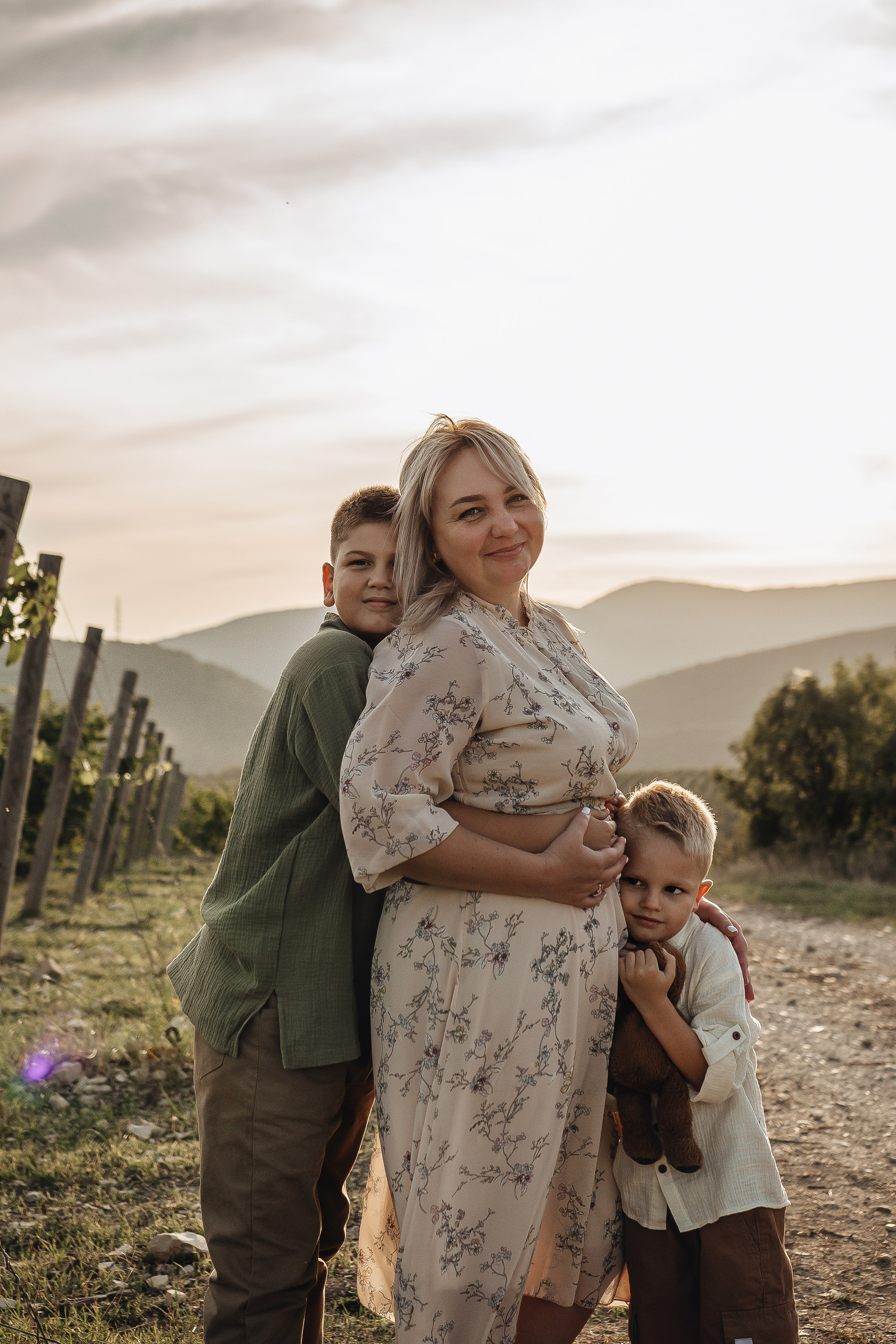 Запуская воздушного змея к белым облакам ;). Семейный фотограф Новороссийск, Анапа, Геленджик — Юлия Давыдова