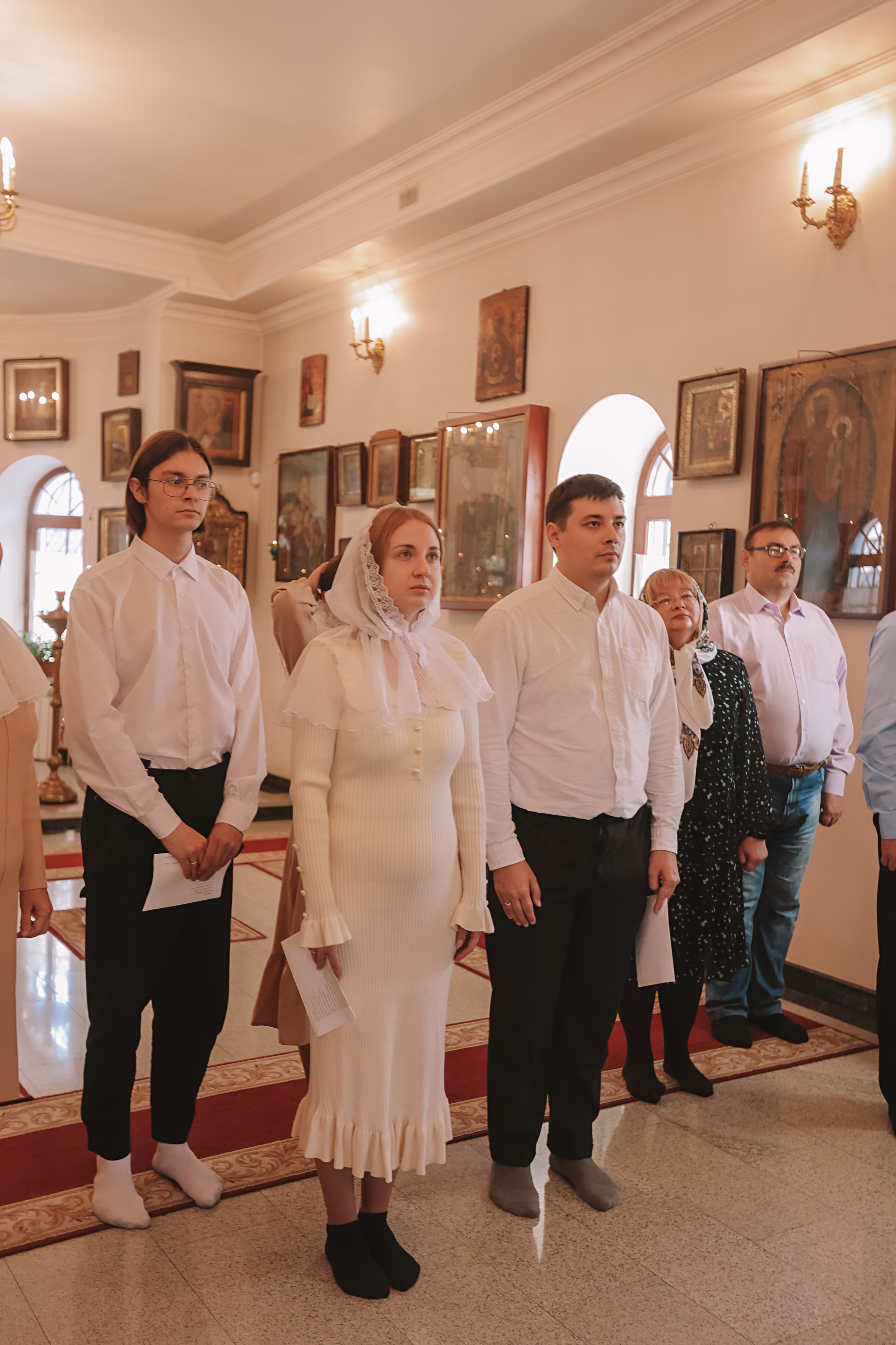 Крещение круглая церковь. Семейный фотограф Тюмень, фотограф на роды Салмина Мария