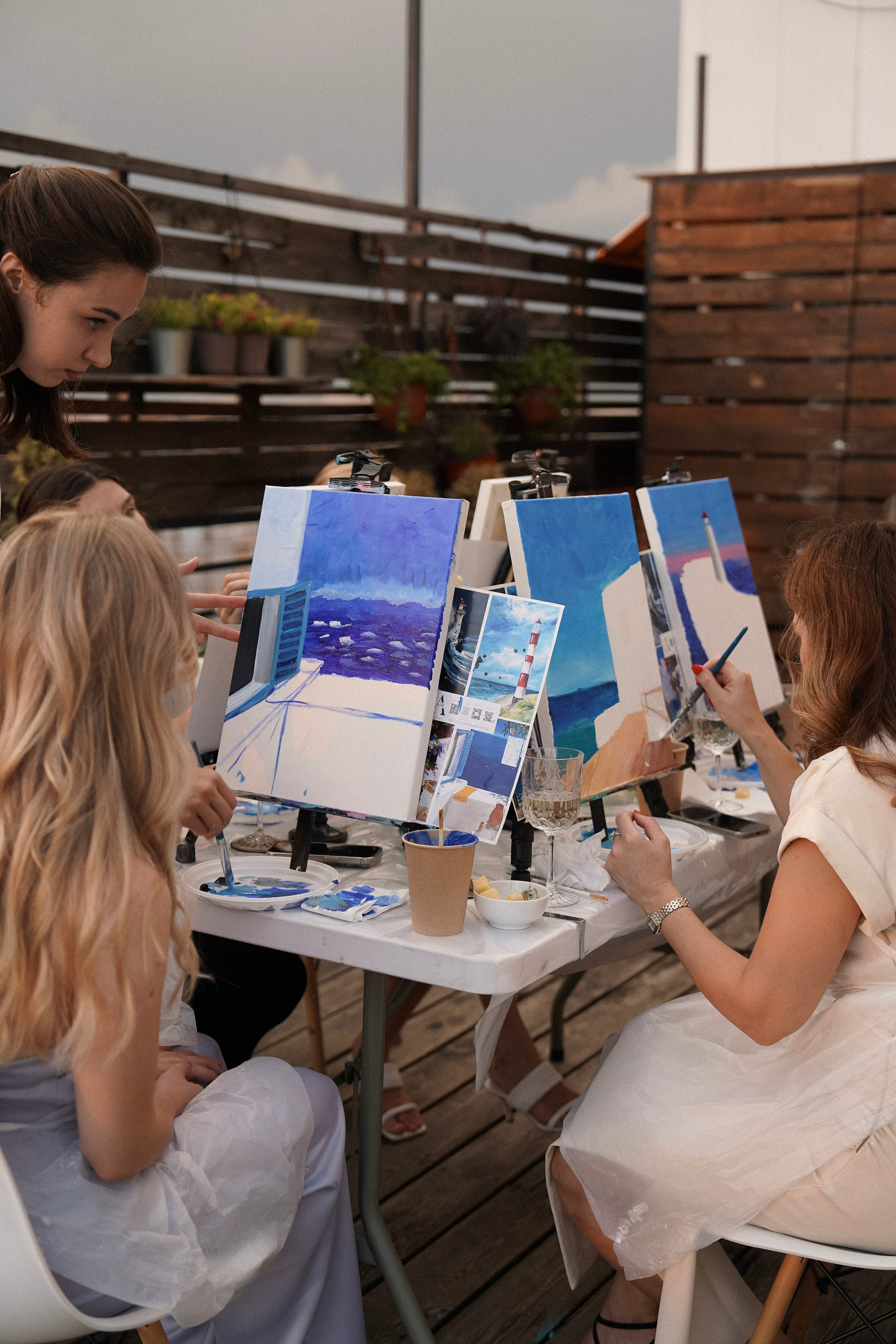 Девичник на террасе. Фотограф с психологическим образованием