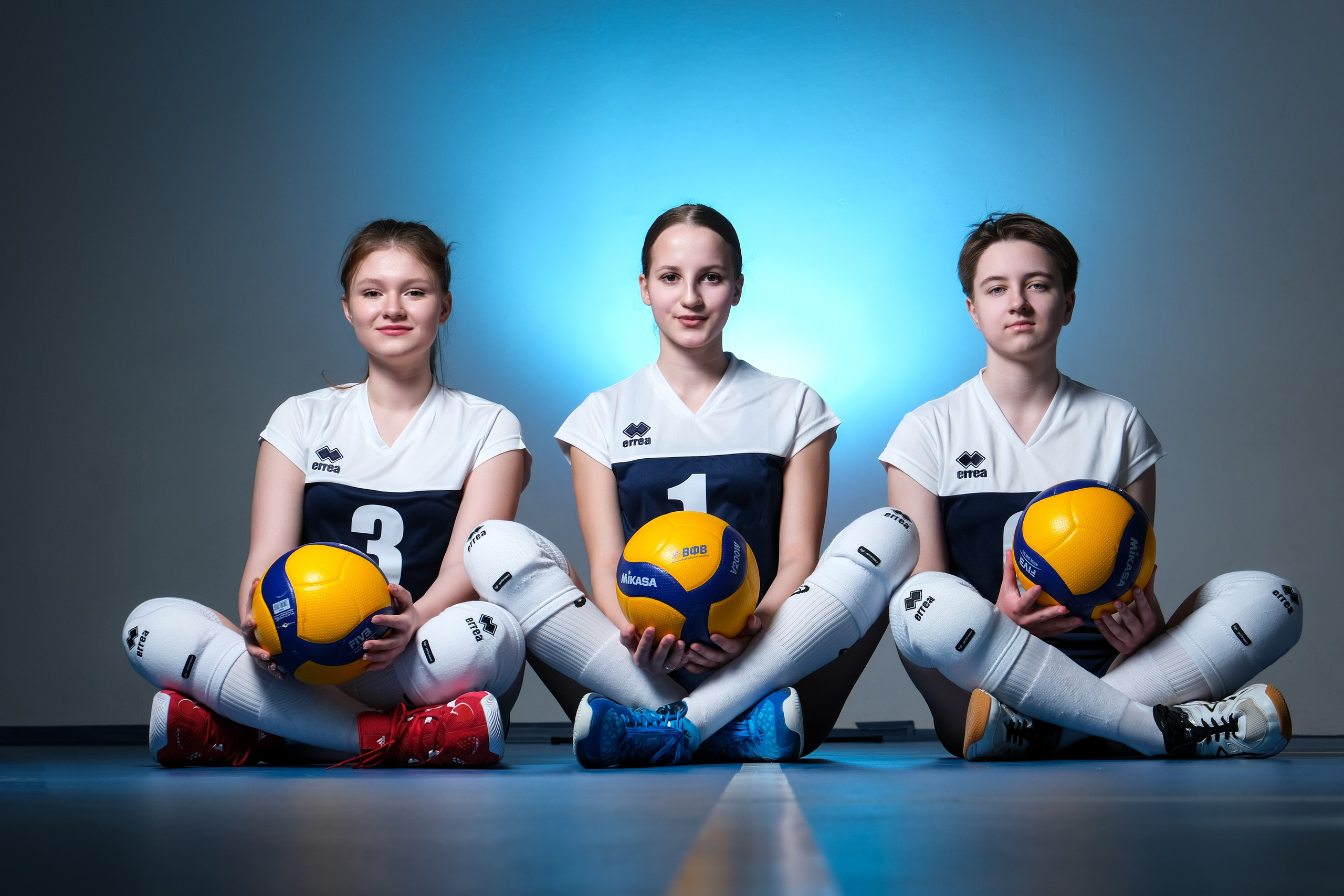 Фотосеессия для фолейболисток в Сыктывкаре