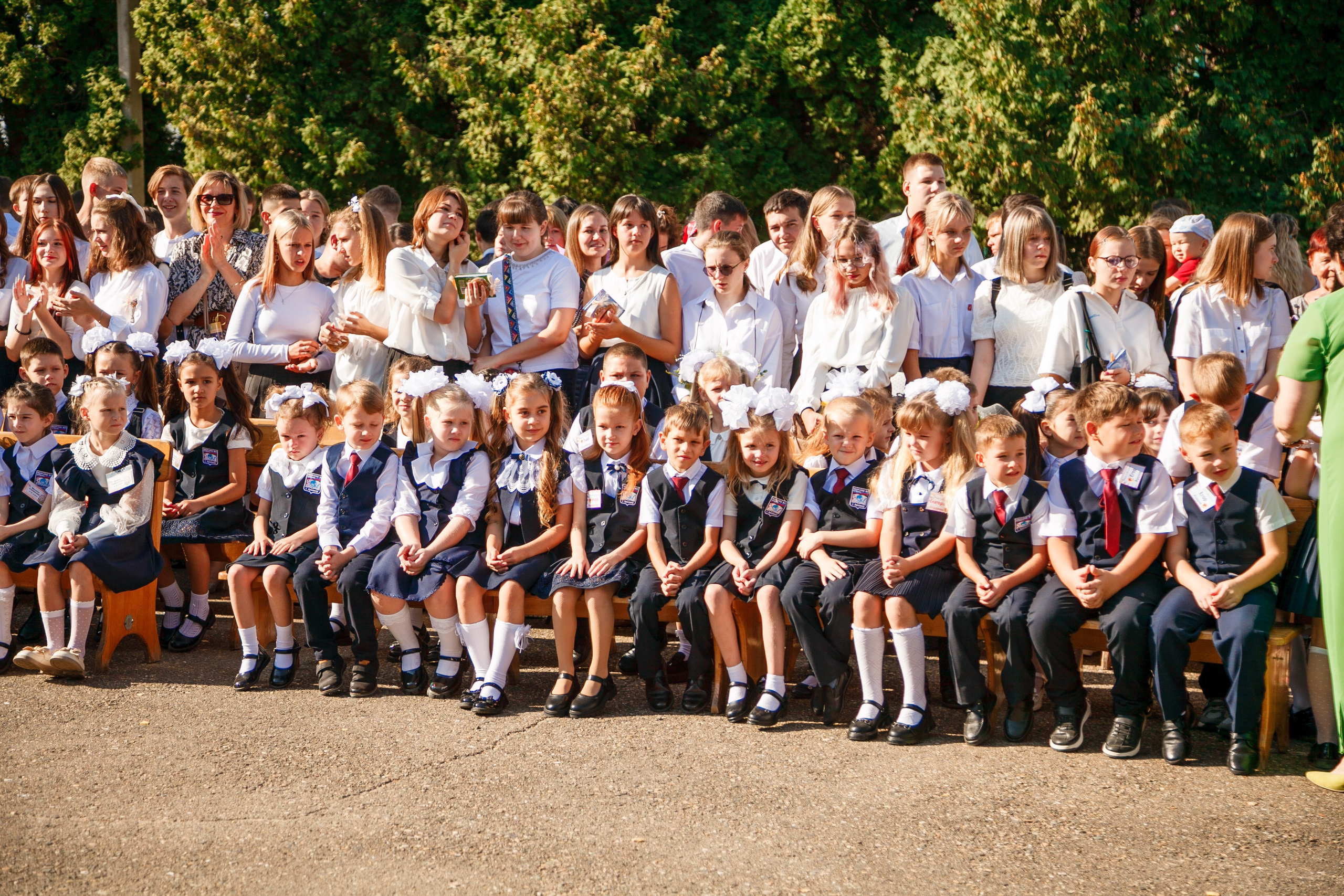 1 сентября линейка. Свадебный и семейный фотограф в Армавире