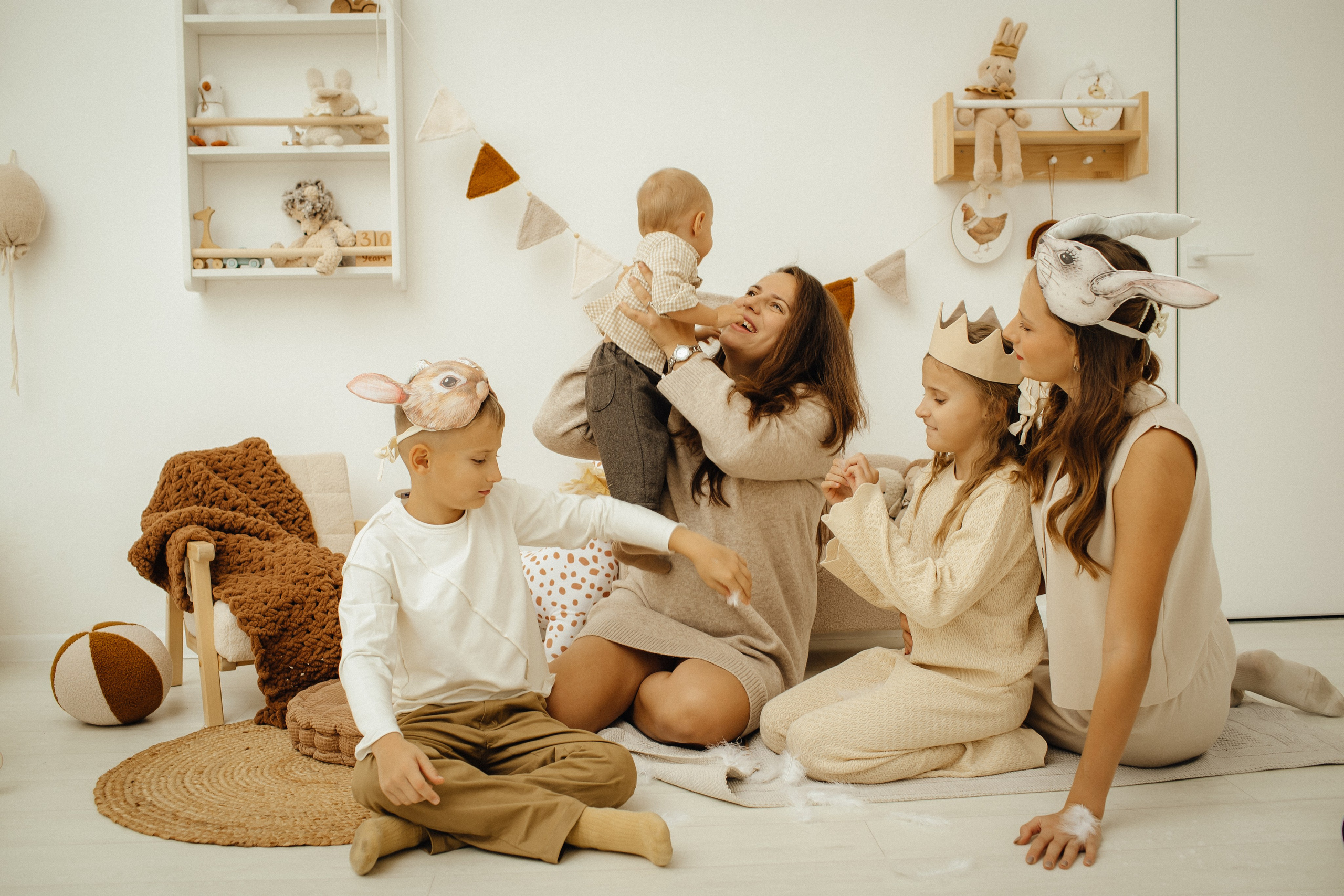 Елена с детьми. Семейный фотограф в Москве и Московской области Лазутина Валентина