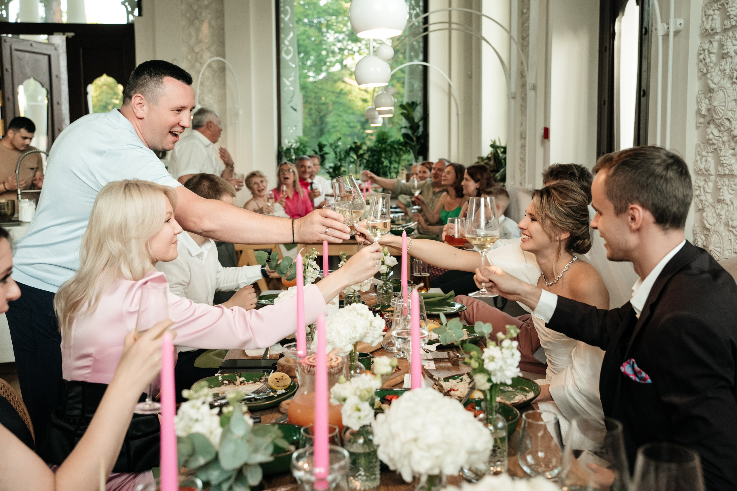 Ресторан Домик в саду, ВДНХ. Свадебный фотограф Москва Александра Аверкова