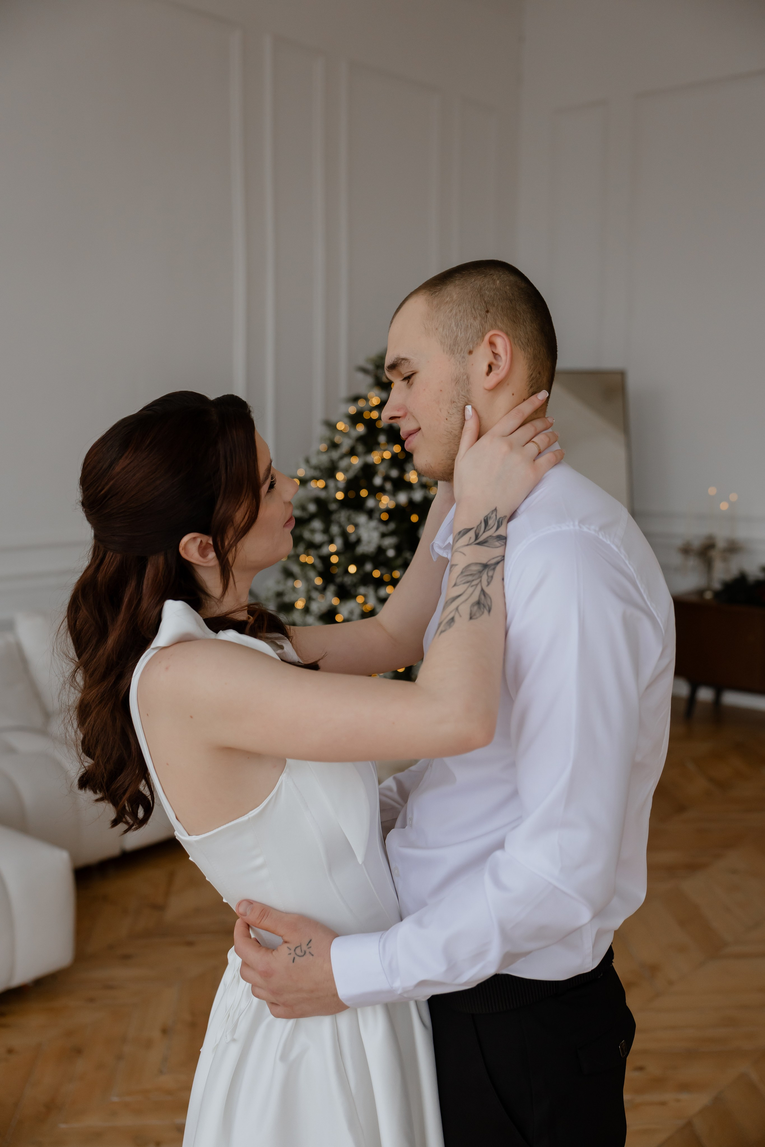 Свадебная фотосессия в студии. Фотограф в Новосибирске Екатерина Васильева