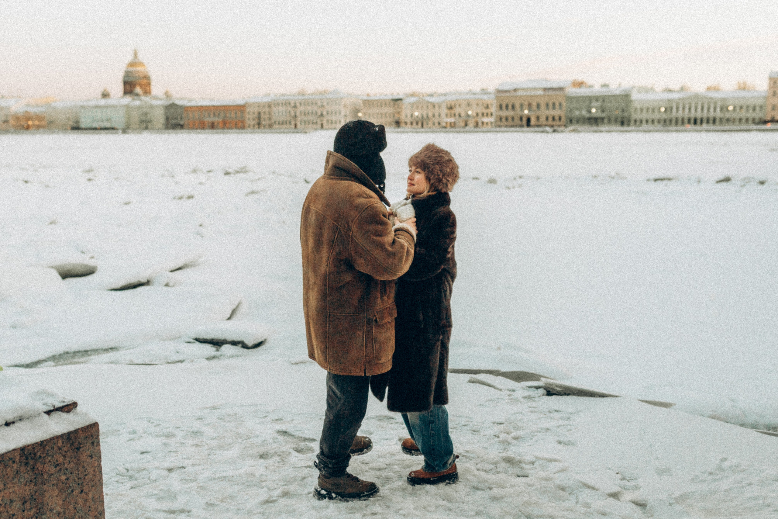 LoveStory зимняя. Фотограф Санкт-Петербург Князева Елизавета