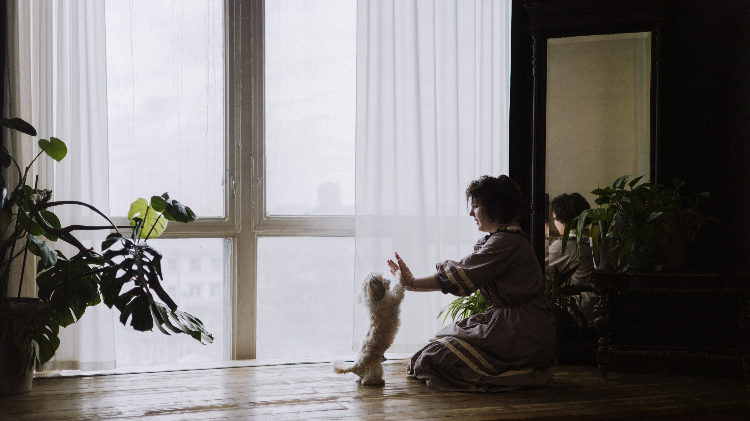 Ирина и Винни. Фотограф-анималист Богданова Полина