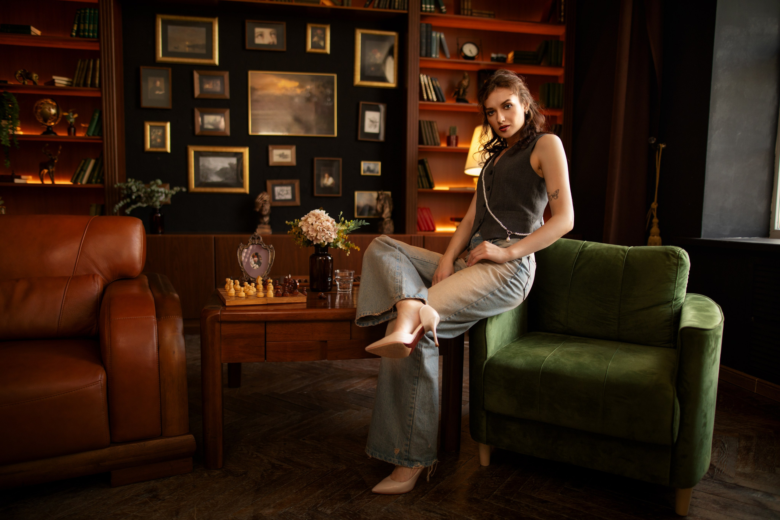 Фотосет с Анастасией в интерьере в формате «Я красивая». Дмитрий Шульгин, портретный фотограф в Воронеже