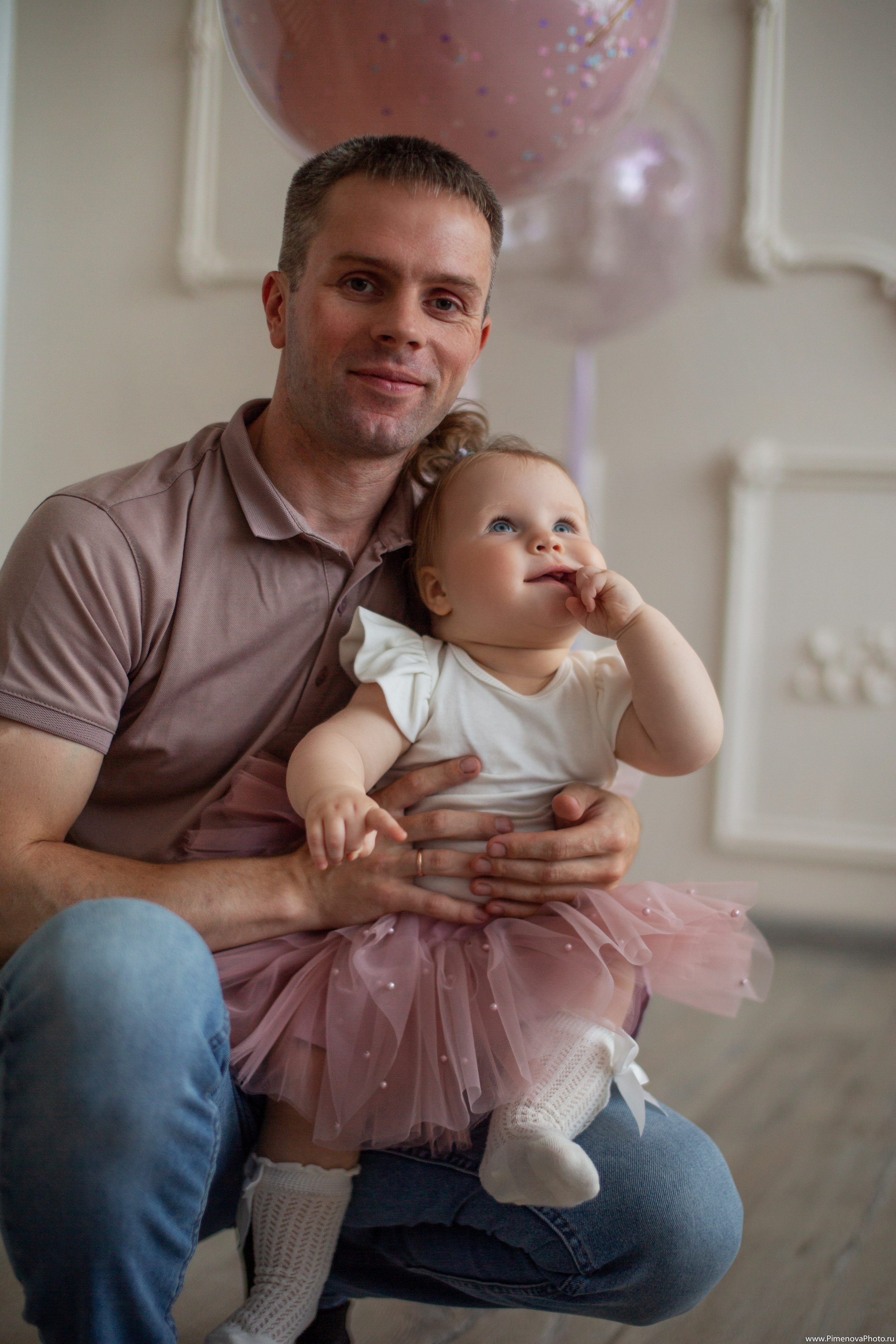 День Рождения Ксении, 1 год. Семейный и детский фотограф в Петрозаводске