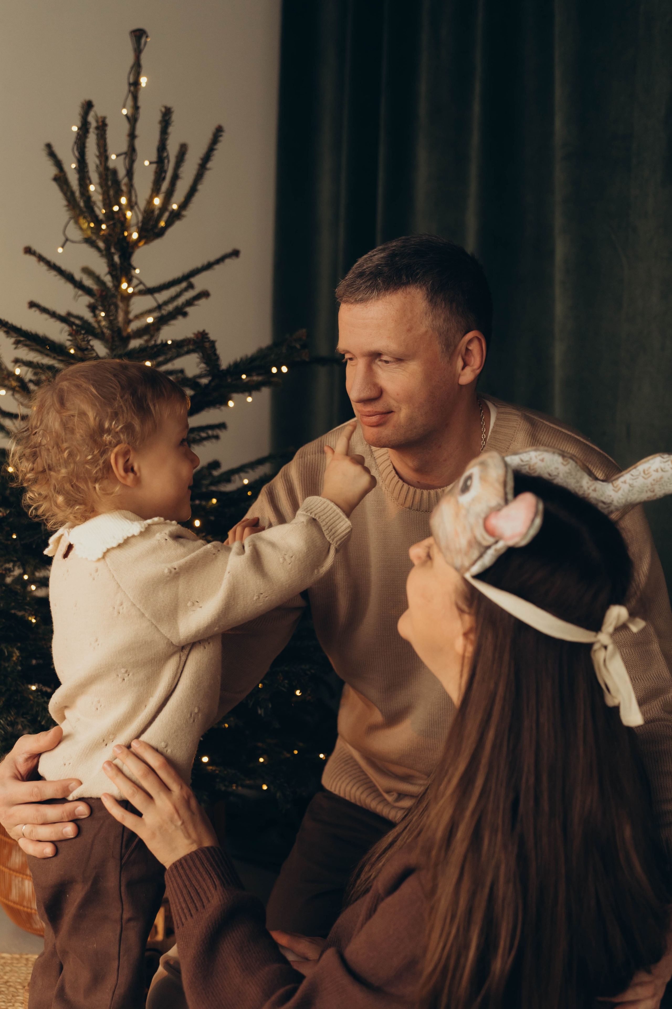 Екатерина, Николай и малышка Аня