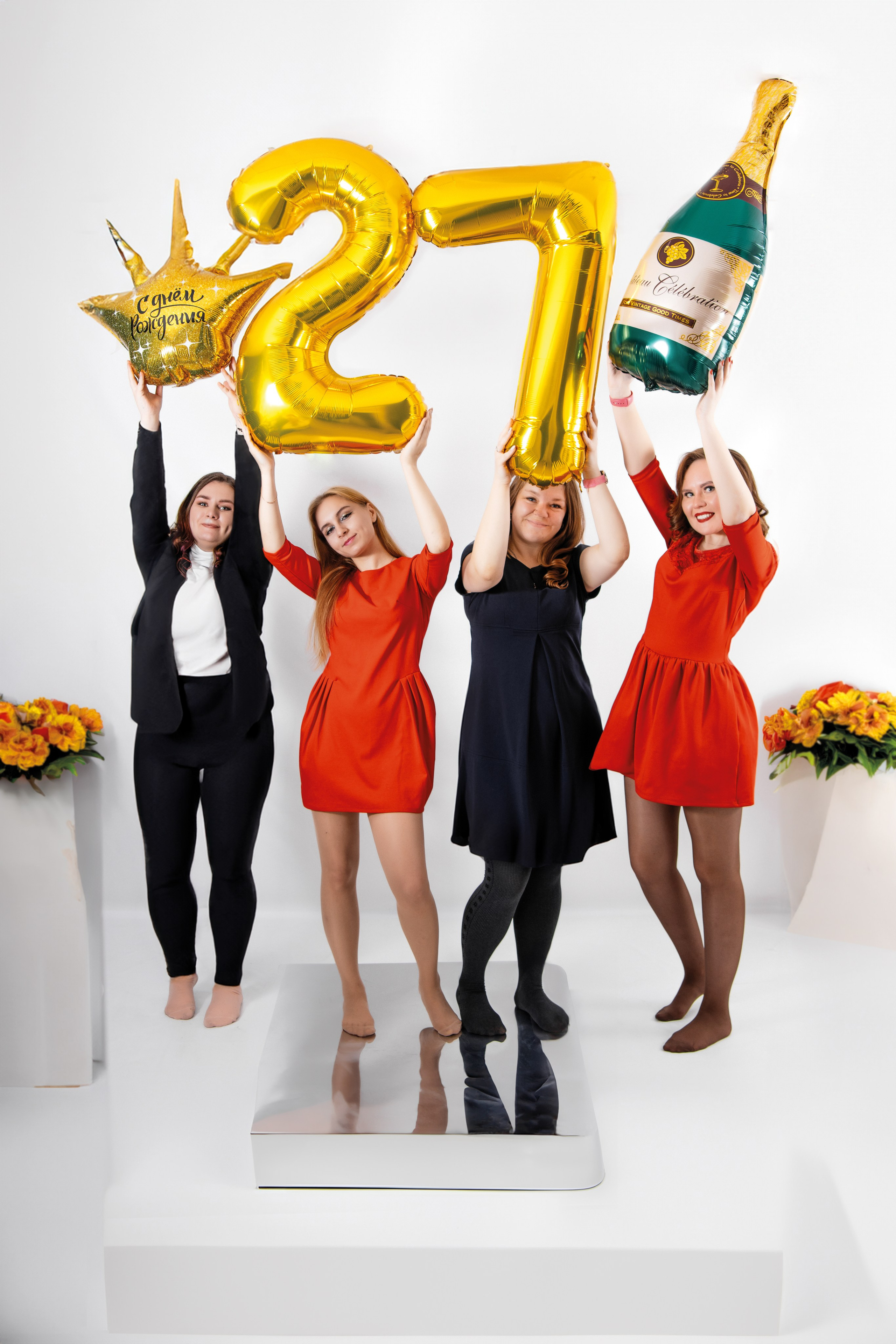 День рождения в студии. Фотограф Мариинск