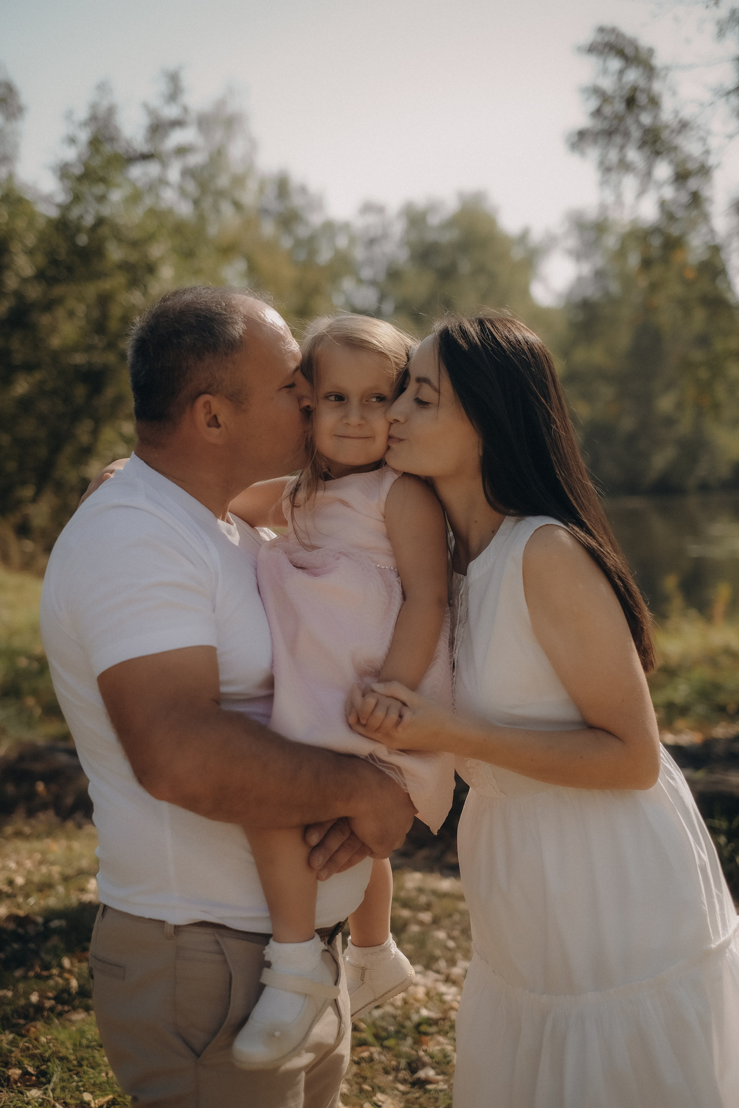 Семья Борган. Осенний день на Клязьме. Свадебный и семейный фотограф в Москве Инника Кетлер